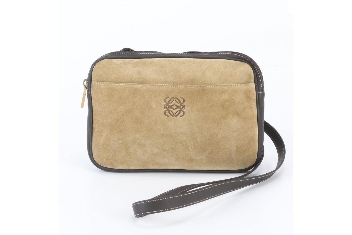 Anagram Leather Shoulder Bag, Crossbody Bag, Handbag