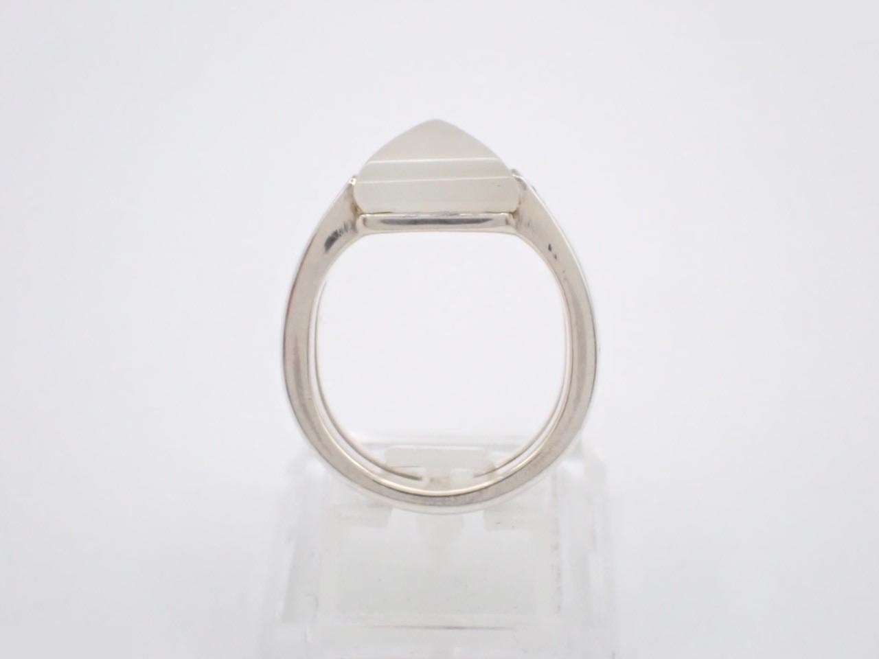 Medor Moonstone Diamond 4P 925 Ring — view 3