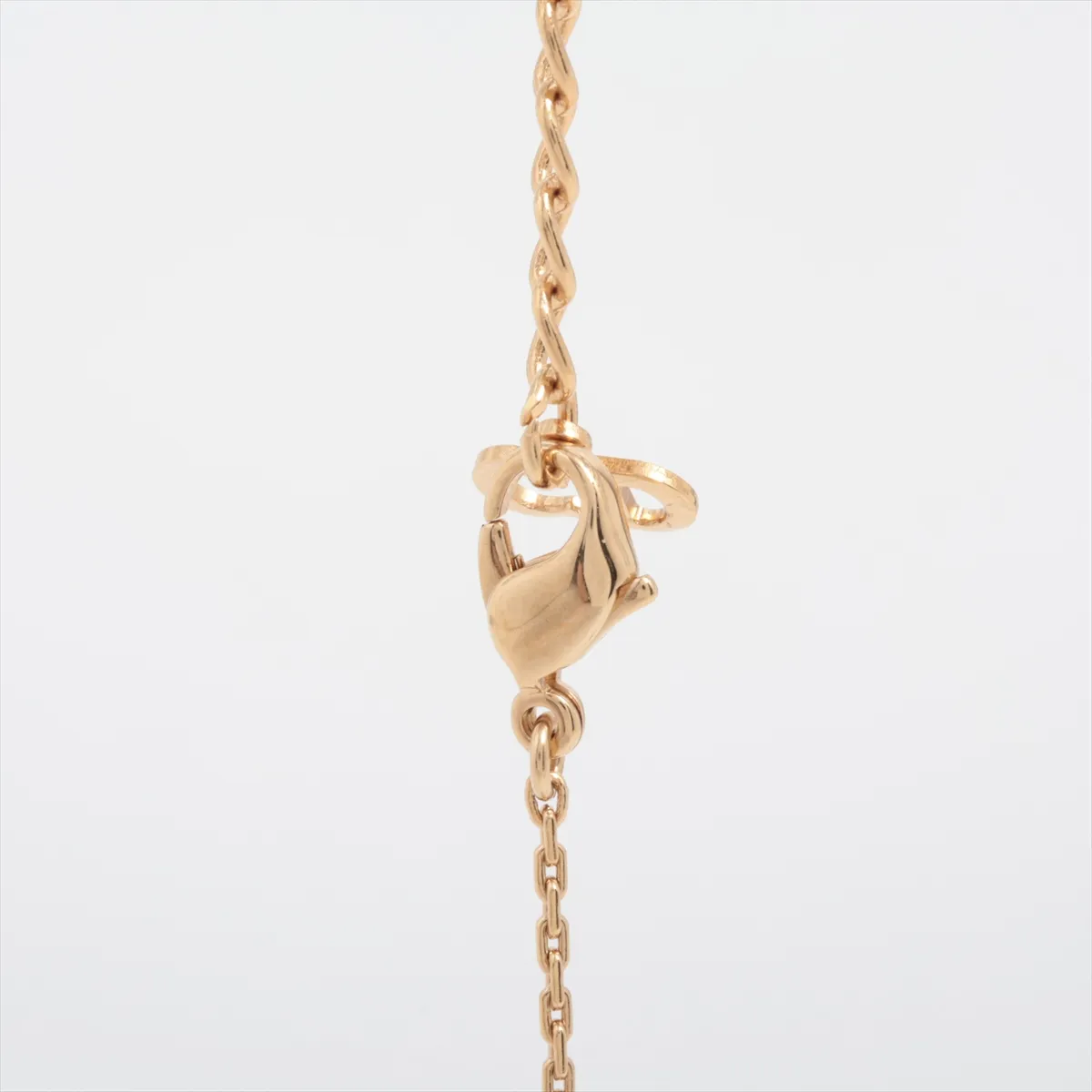 CD logo necklace, GP gold, — view 3