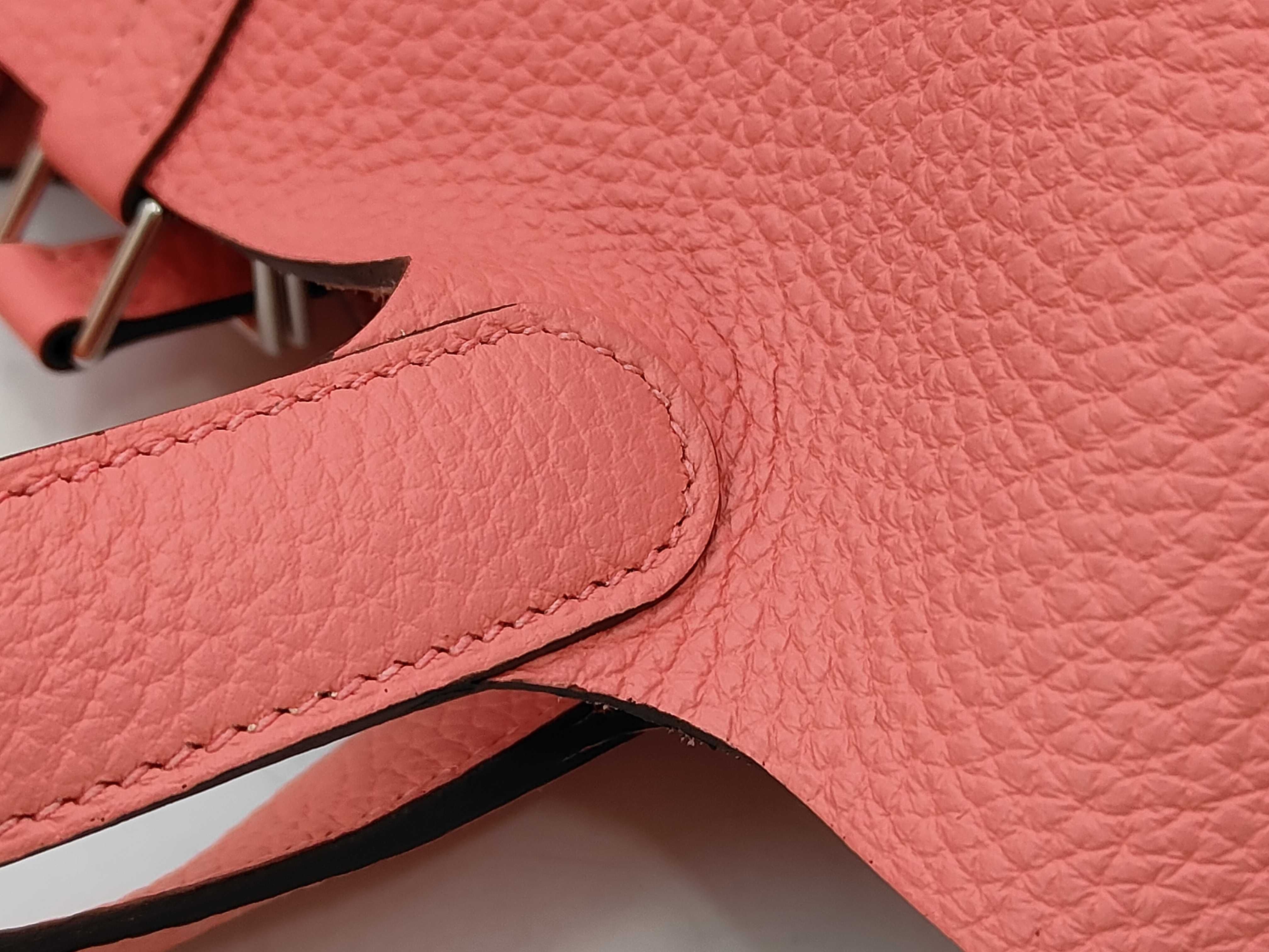 Picotin Lock PM Handbag, Silver Hardware, Rose Azalee, Y Stamp, AM001UH — view 5