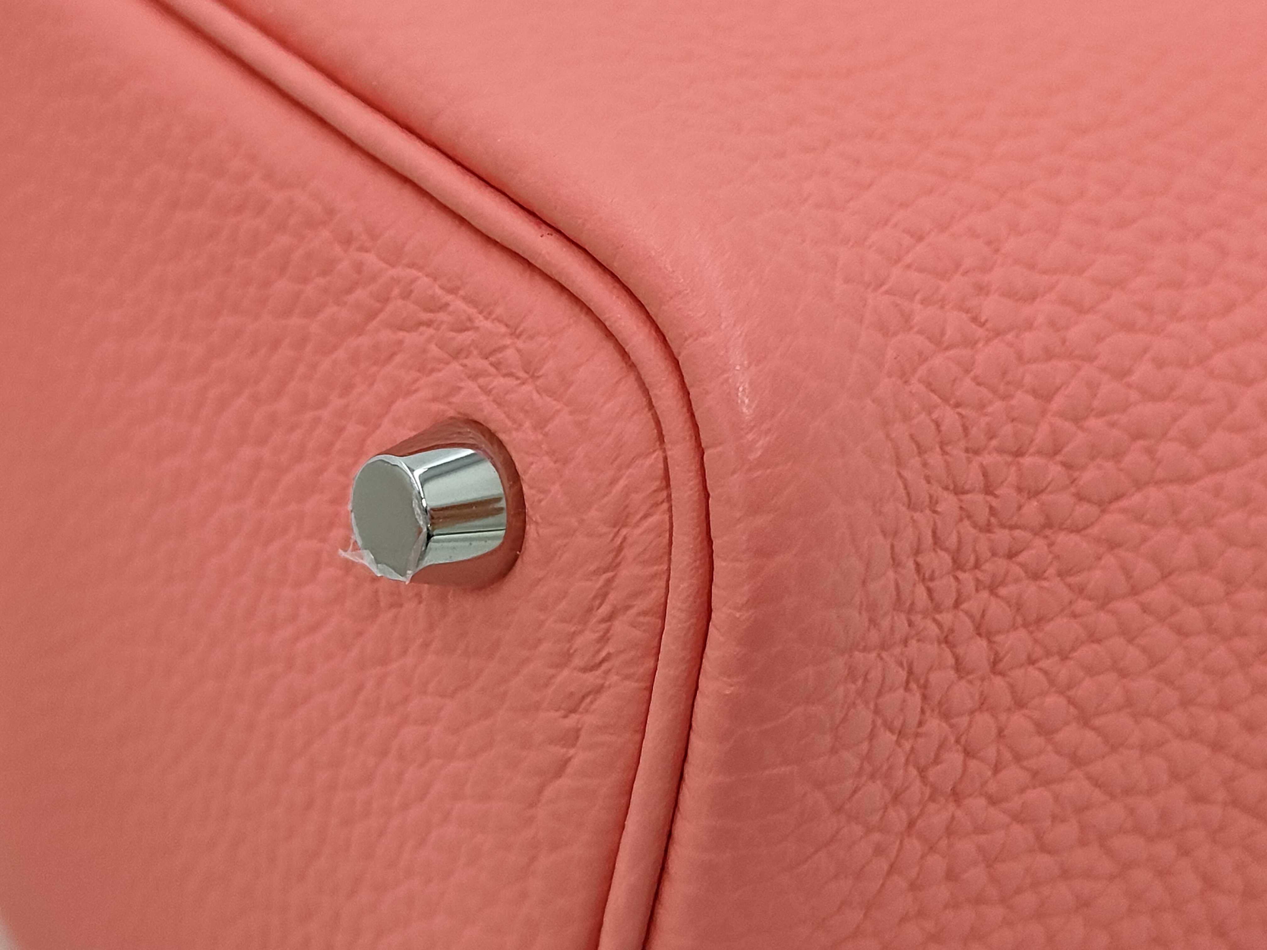 Picotin Lock PM Handbag, Silver Hardware, Rose Azalee, Y Stamp, AM001UH — view 7