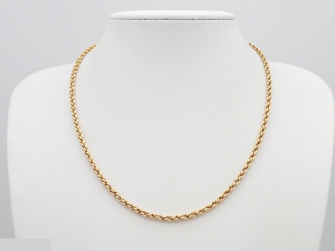 Necklace, Gold Plated, Chain approx. 42cm — view 3