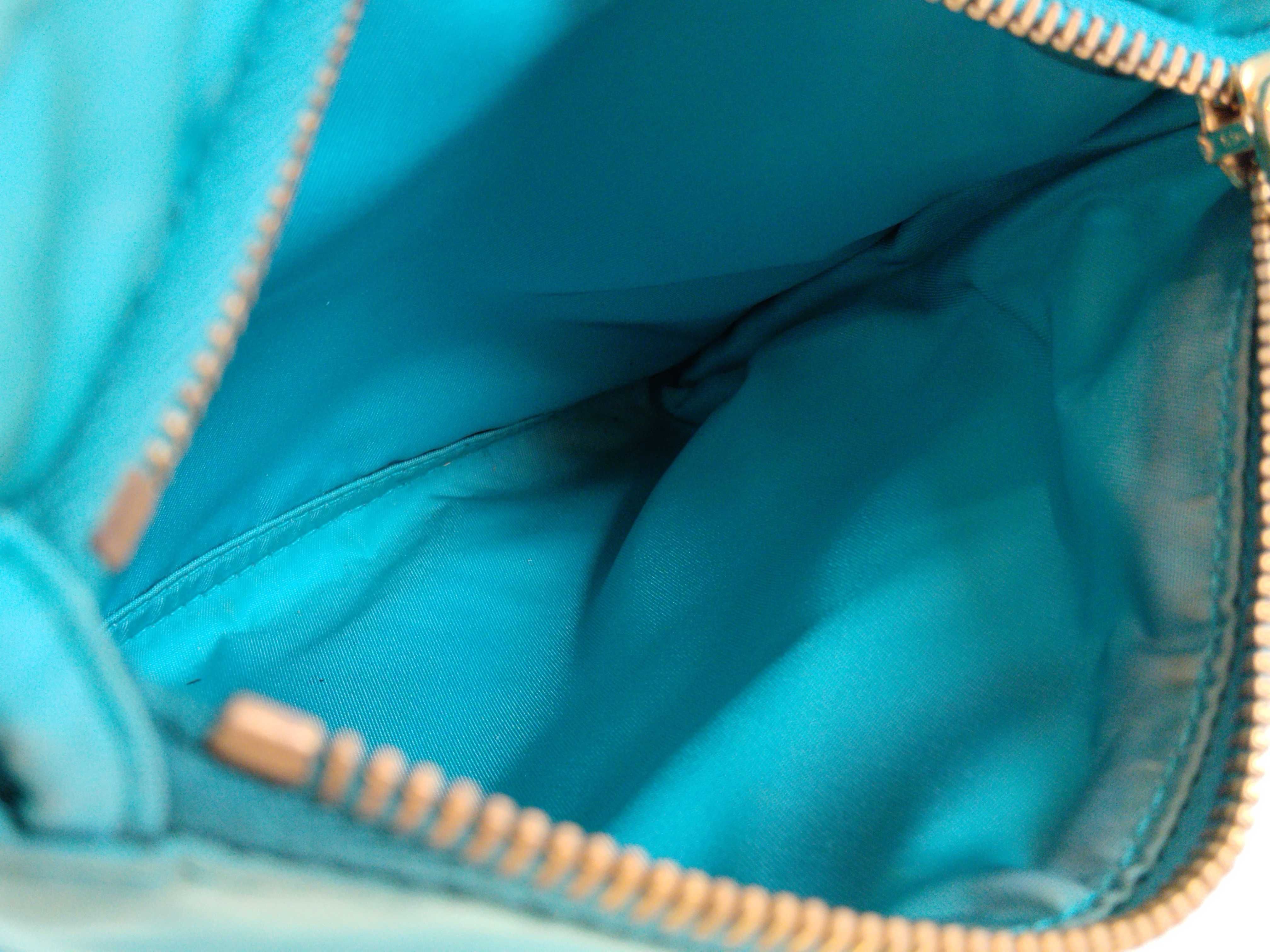 Nylon PH- Tessuto 2-Way Handbag Cyan Blue BR Shoulder Bag — view 13