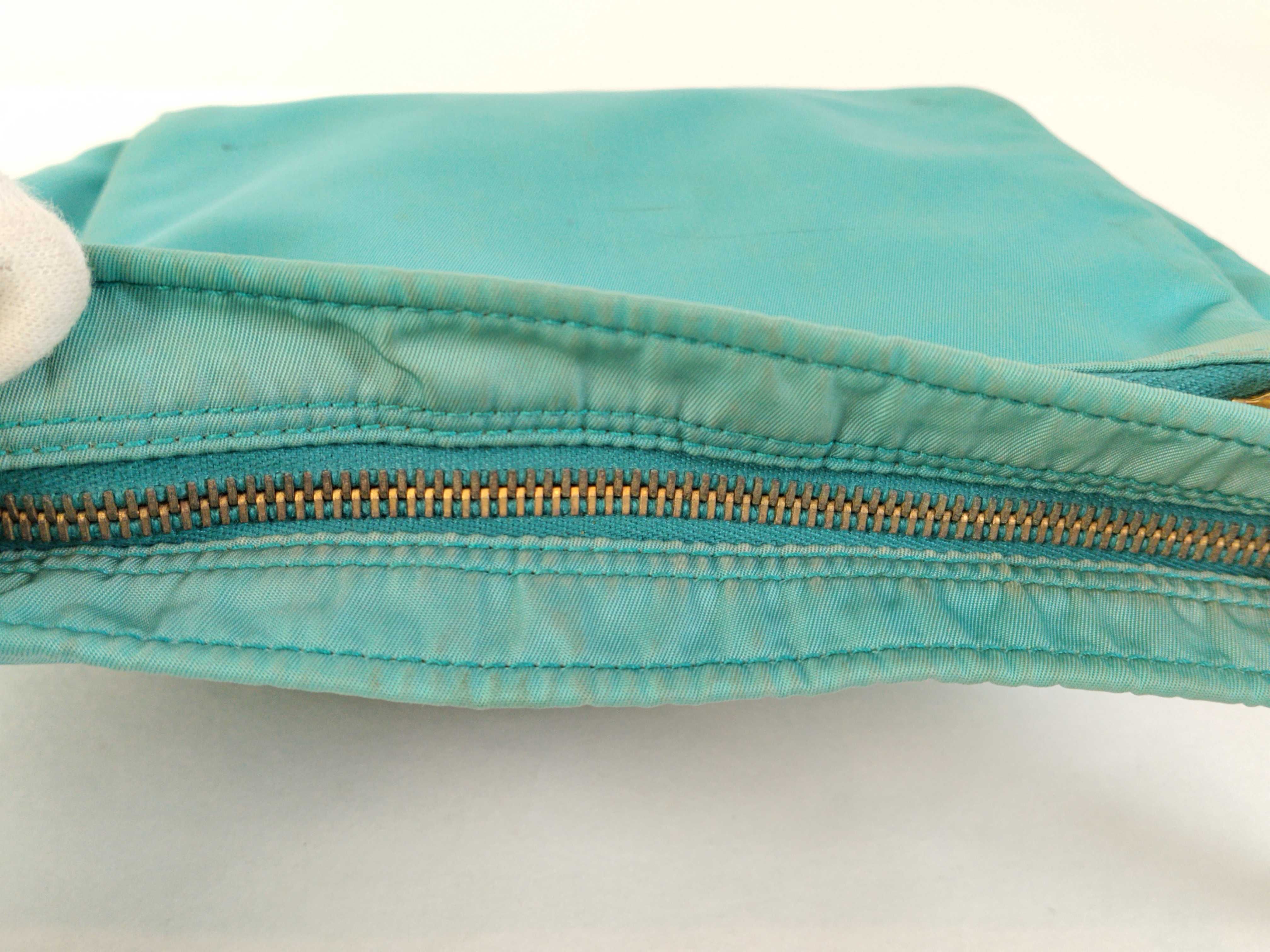 Nylon PH- Tessuto 2-Way Handbag Cyan Blue BR Shoulder Bag — view 8