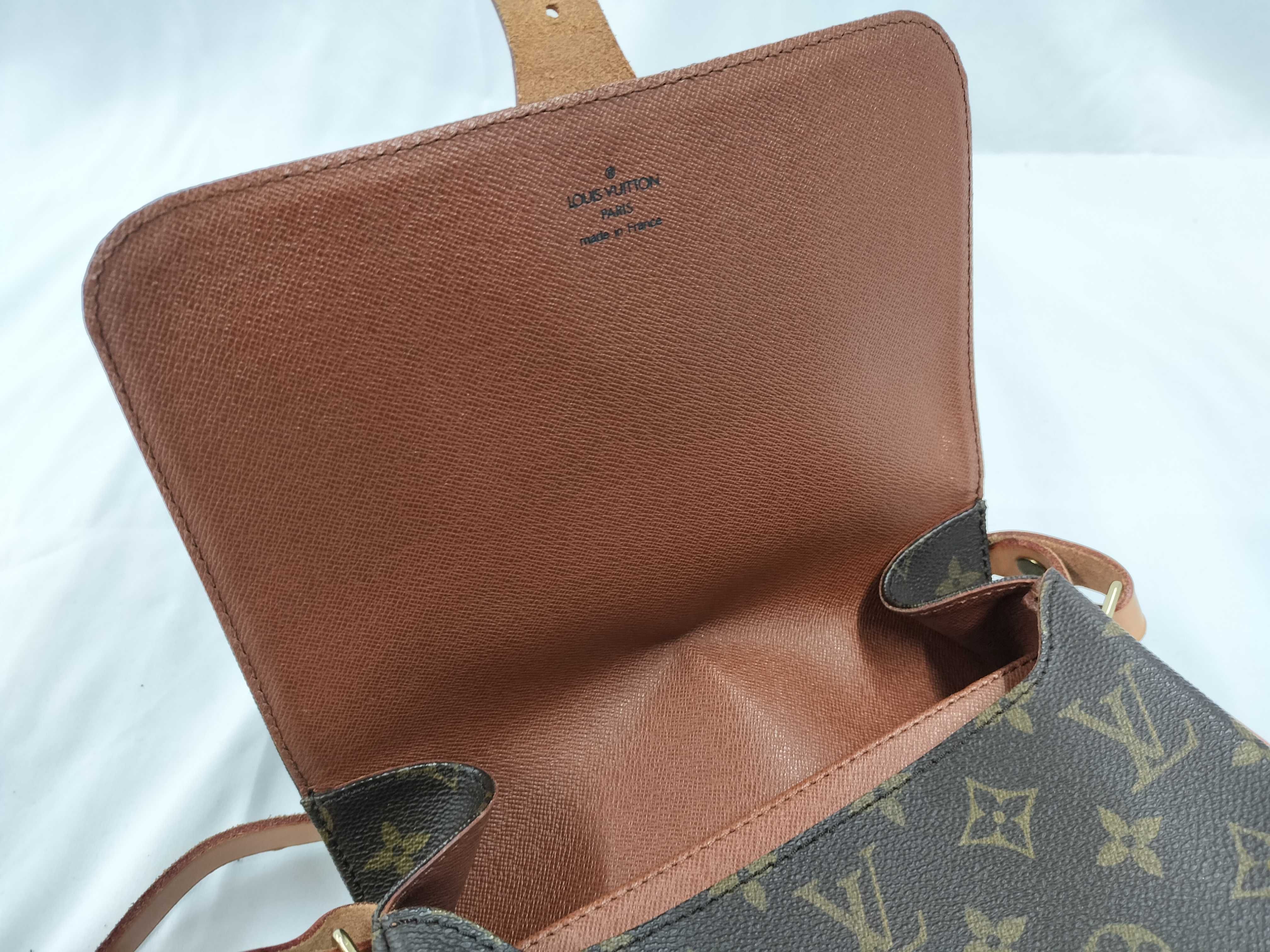 Monogram Vuitton Cartouchiere Shoulder Bag — view 9