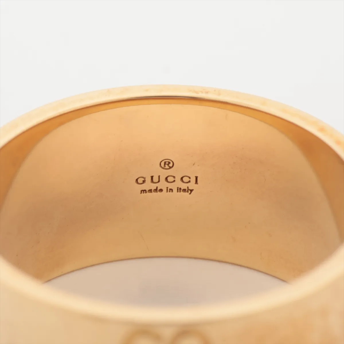 Icon Wide Ring, 750 (Yellow Gold), 9.4g, Size 14. Hallmark — view 3