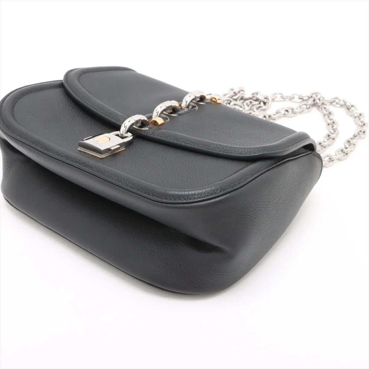 LV Logo Chain It PM - NZ0128 Black RFID responsive — view 3