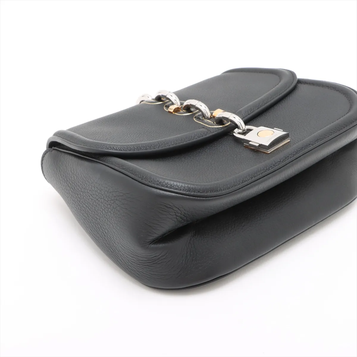 LV Logo Chain It PM - NZ0128 Black RFID responsive — view 4