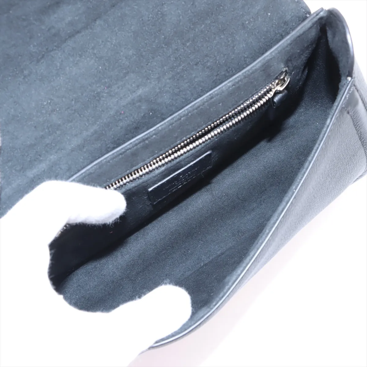 LV Logo Chain It PM - NZ0128 Black RFID responsive — view 7