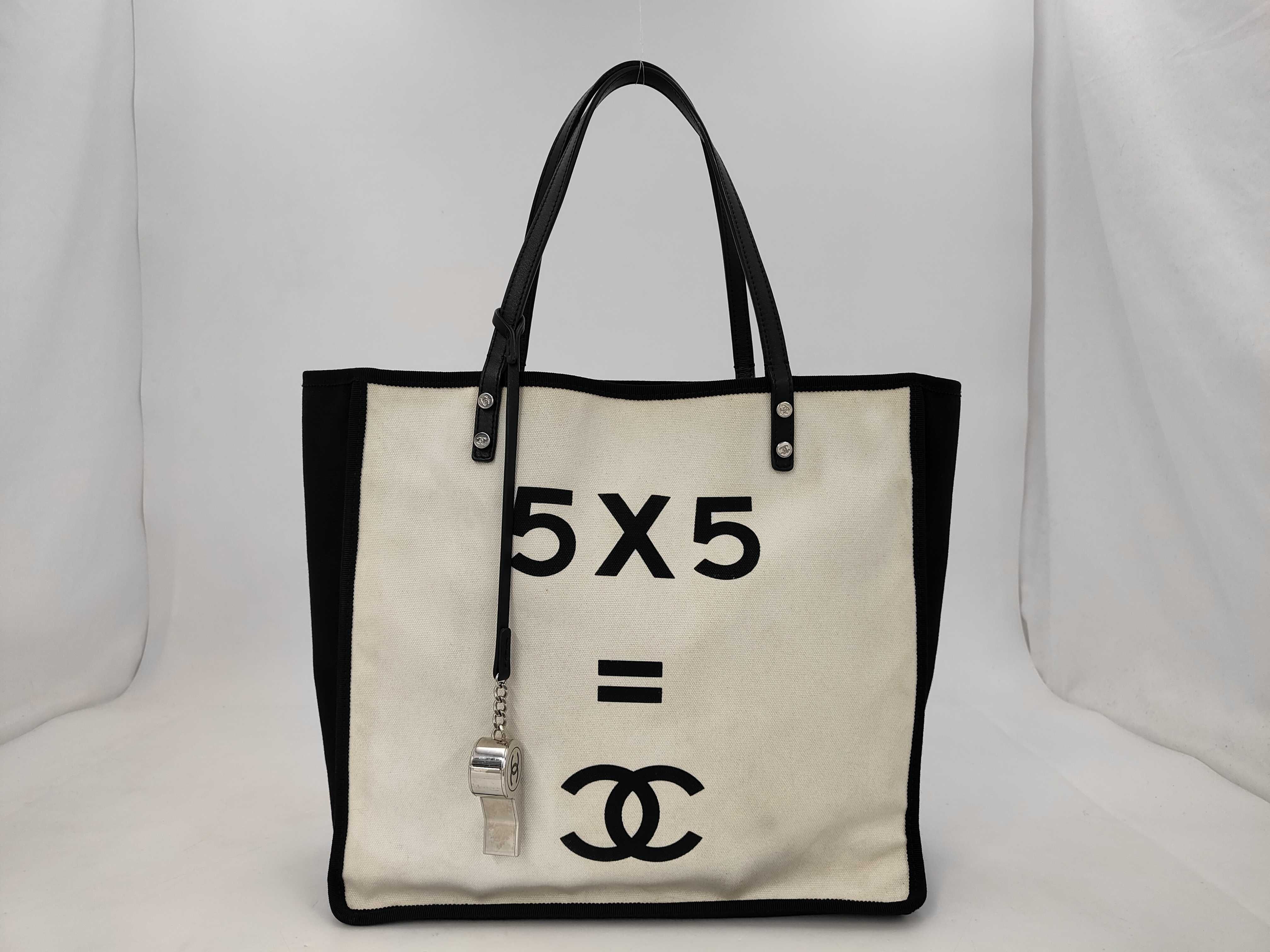 Canvas Tote Bag 5x5=CC Let's Lemon Straight Tote Bag