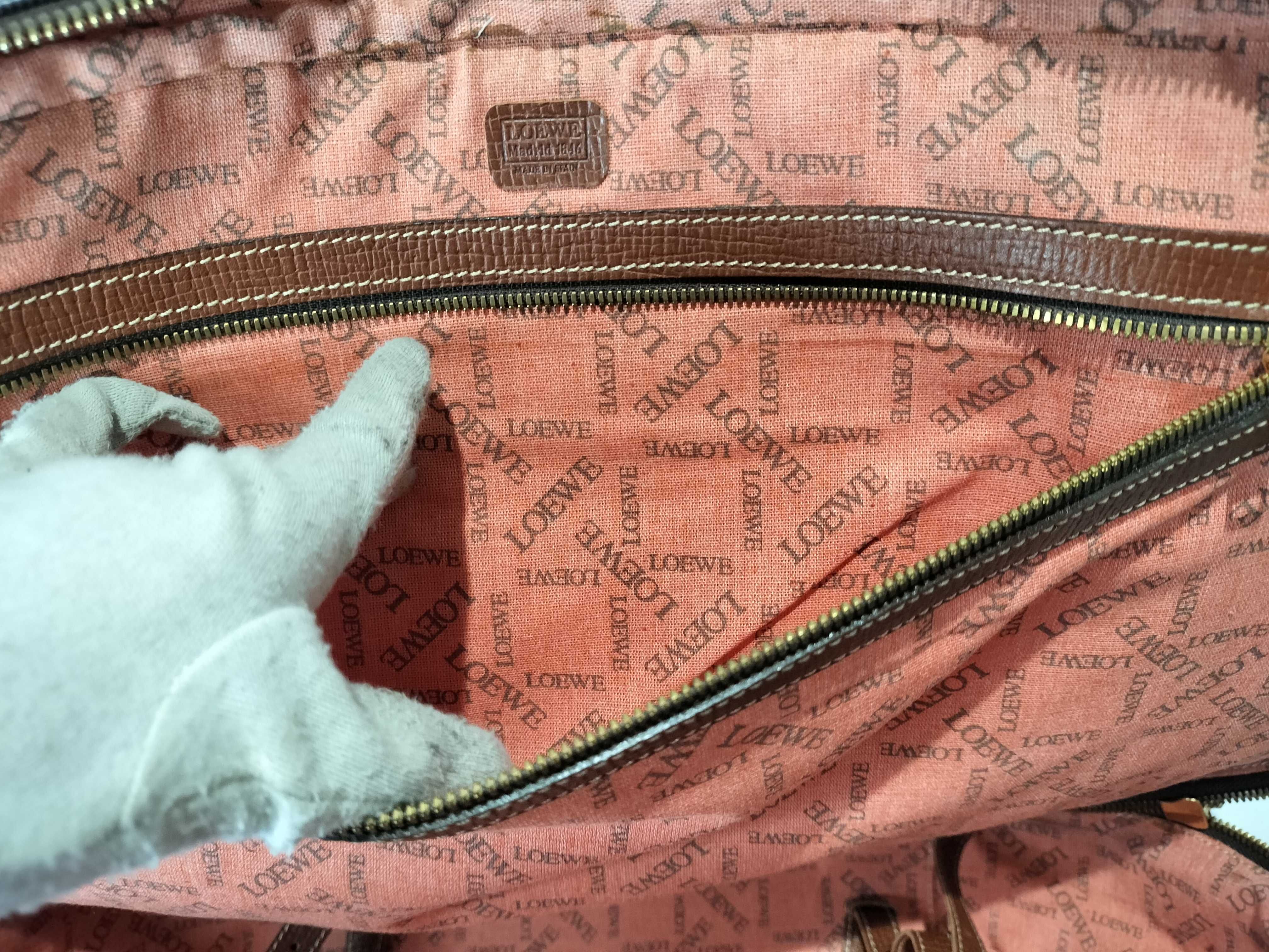 Vintage Anagram Boston Bag — view 12