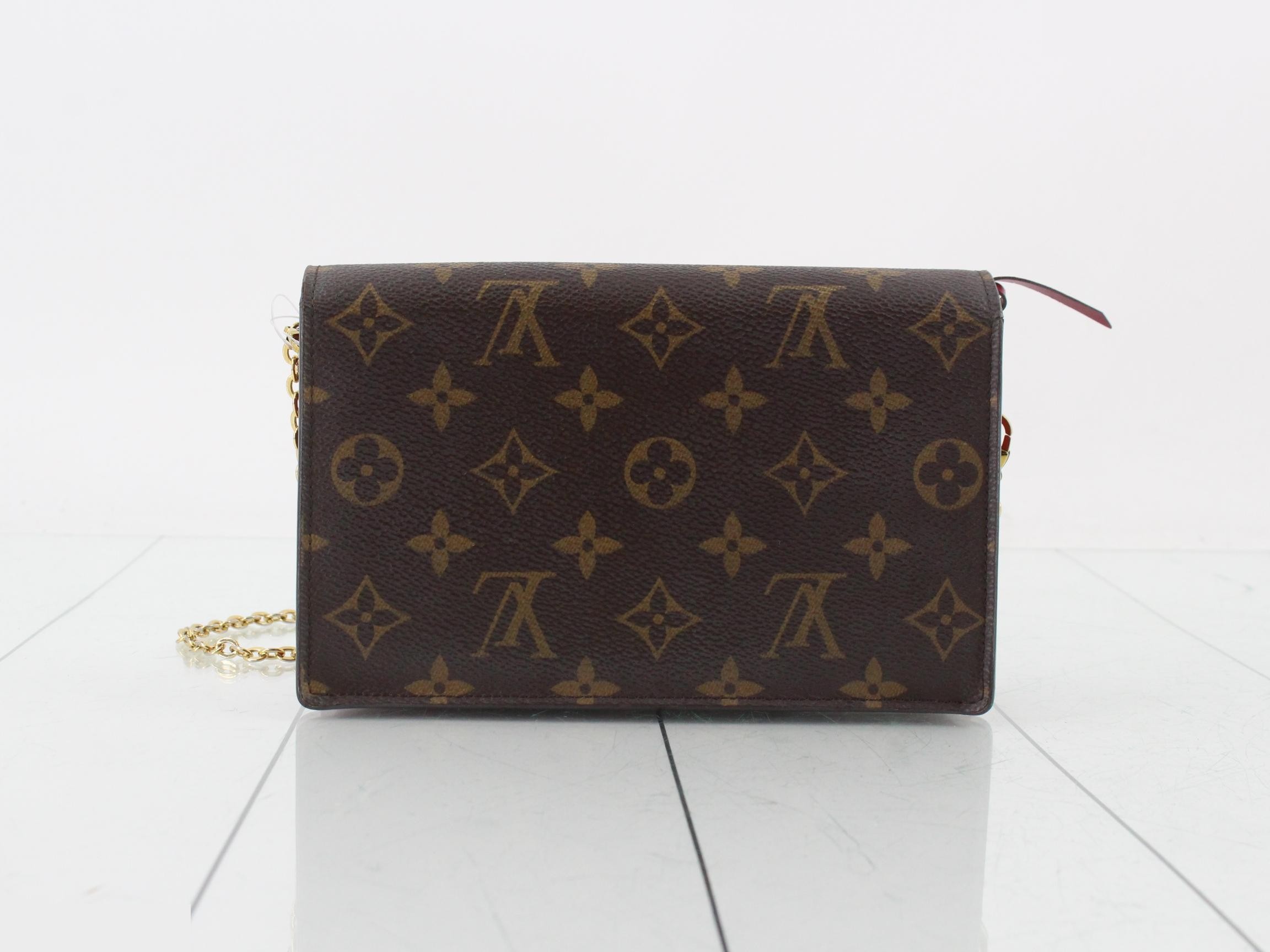 Monogram Portefeuille Flore Chain Wallet — view 2