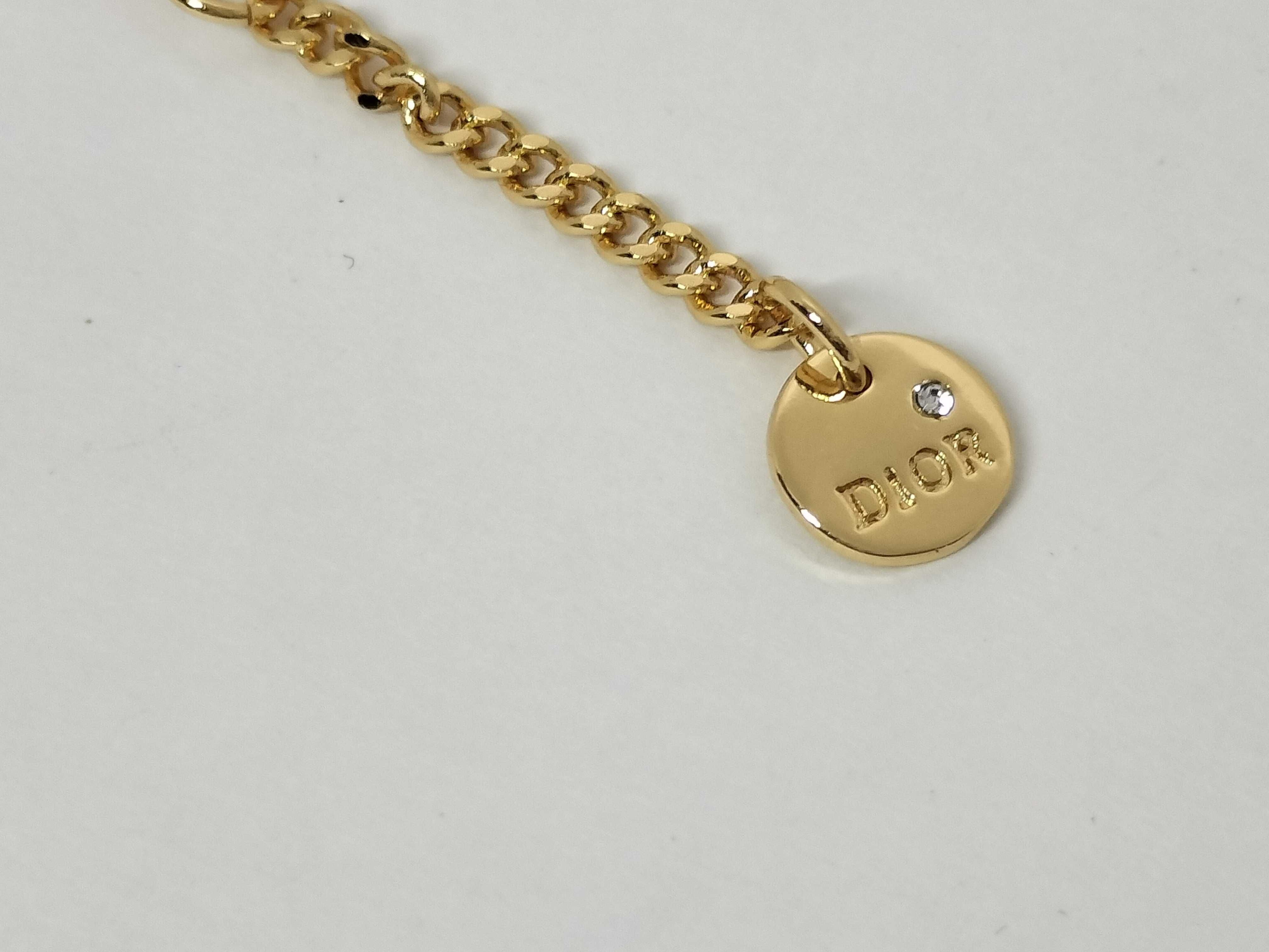 CD Logo Star Rhinestone Necklace — view 6
