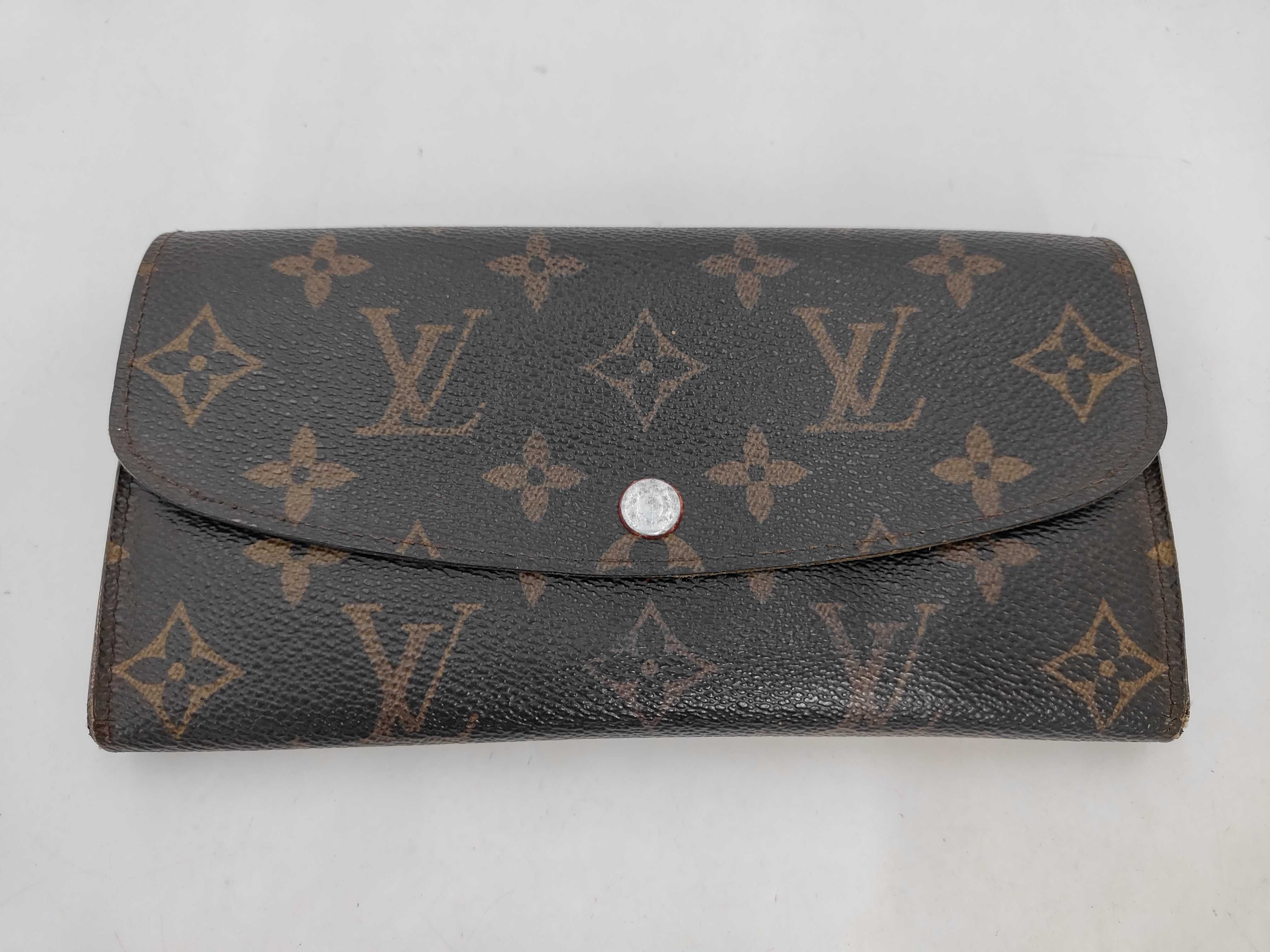 Monogram Louis Vuitton Monogram Portefeuille Emilie Cerise CA2160 Wallet