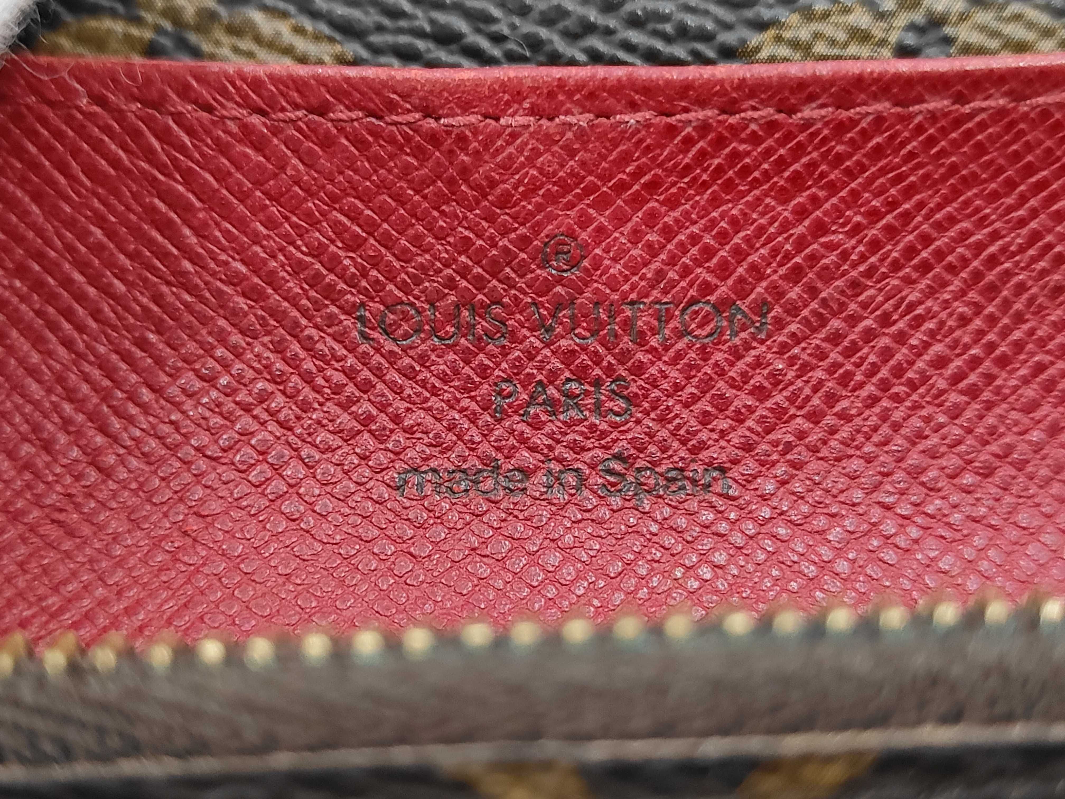 Monogram Louis Vuitton Monogram Portefeuille Emilie Cerise CA2160 Wallet — view 11