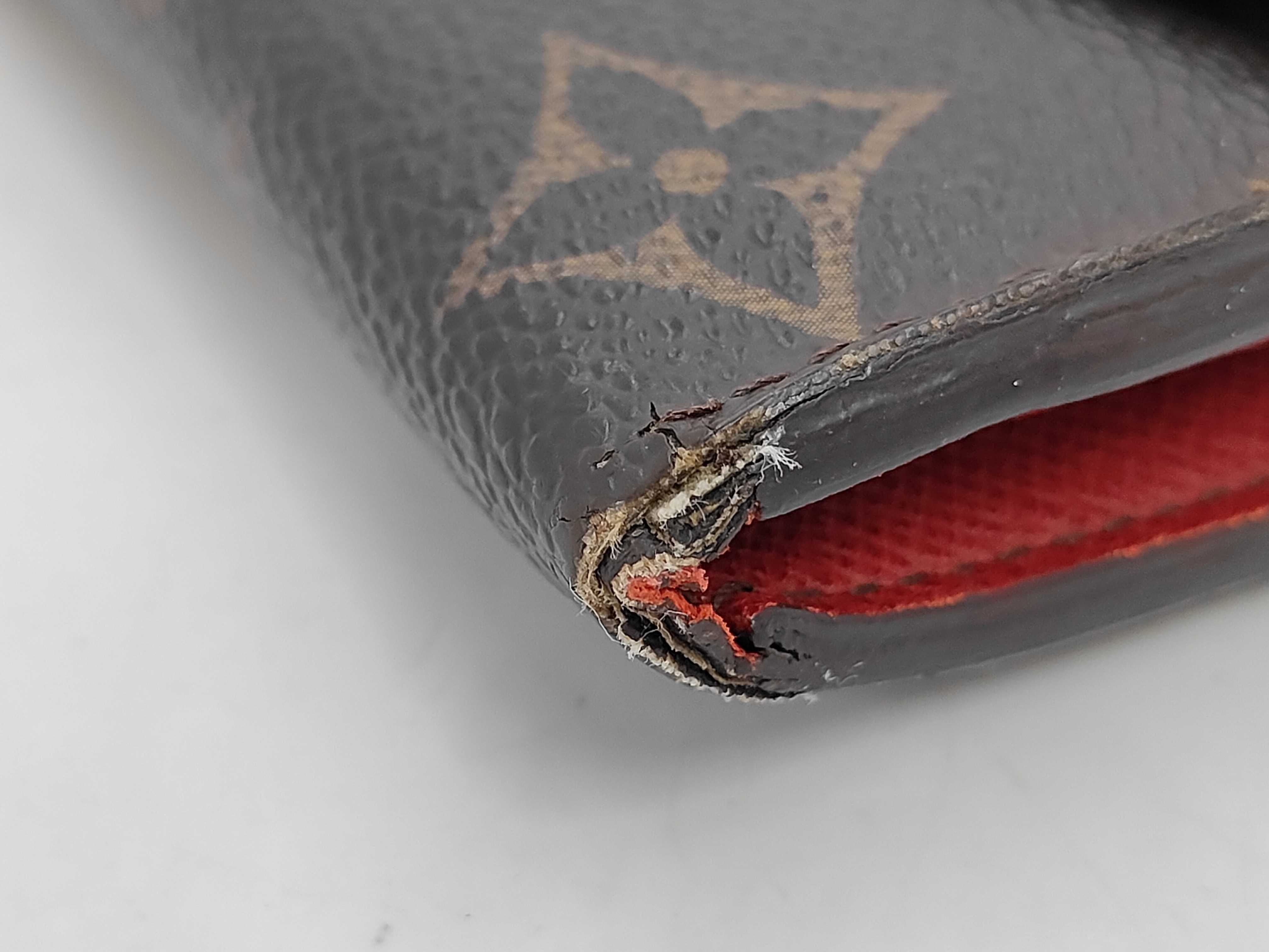 Monogram Louis Vuitton Monogram Portefeuille Emilie Cerise CA2160 Wallet — view 4