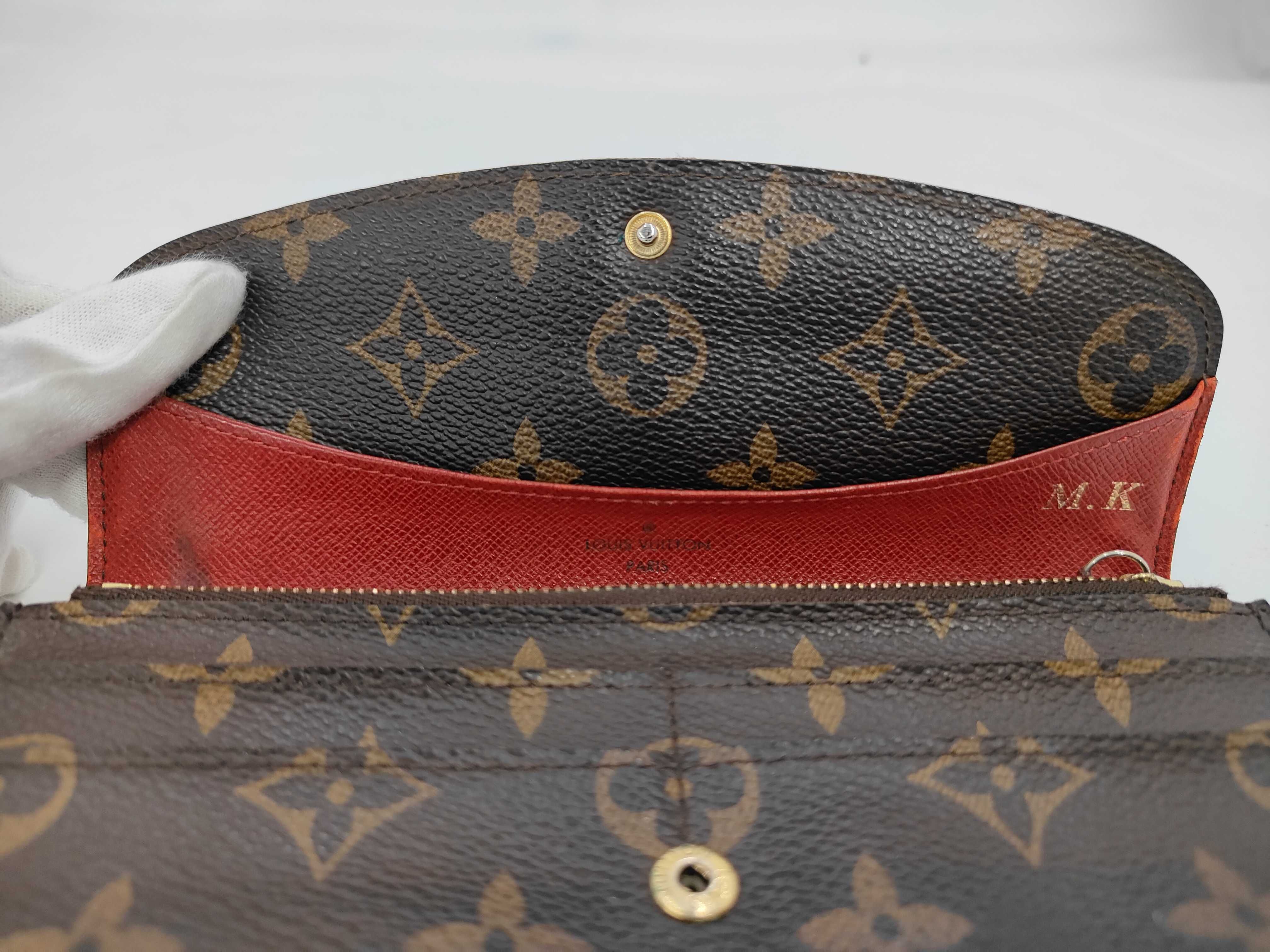 Monogram Louis Vuitton Monogram Portefeuille Emilie Cerise CA2160 Wallet — view 7