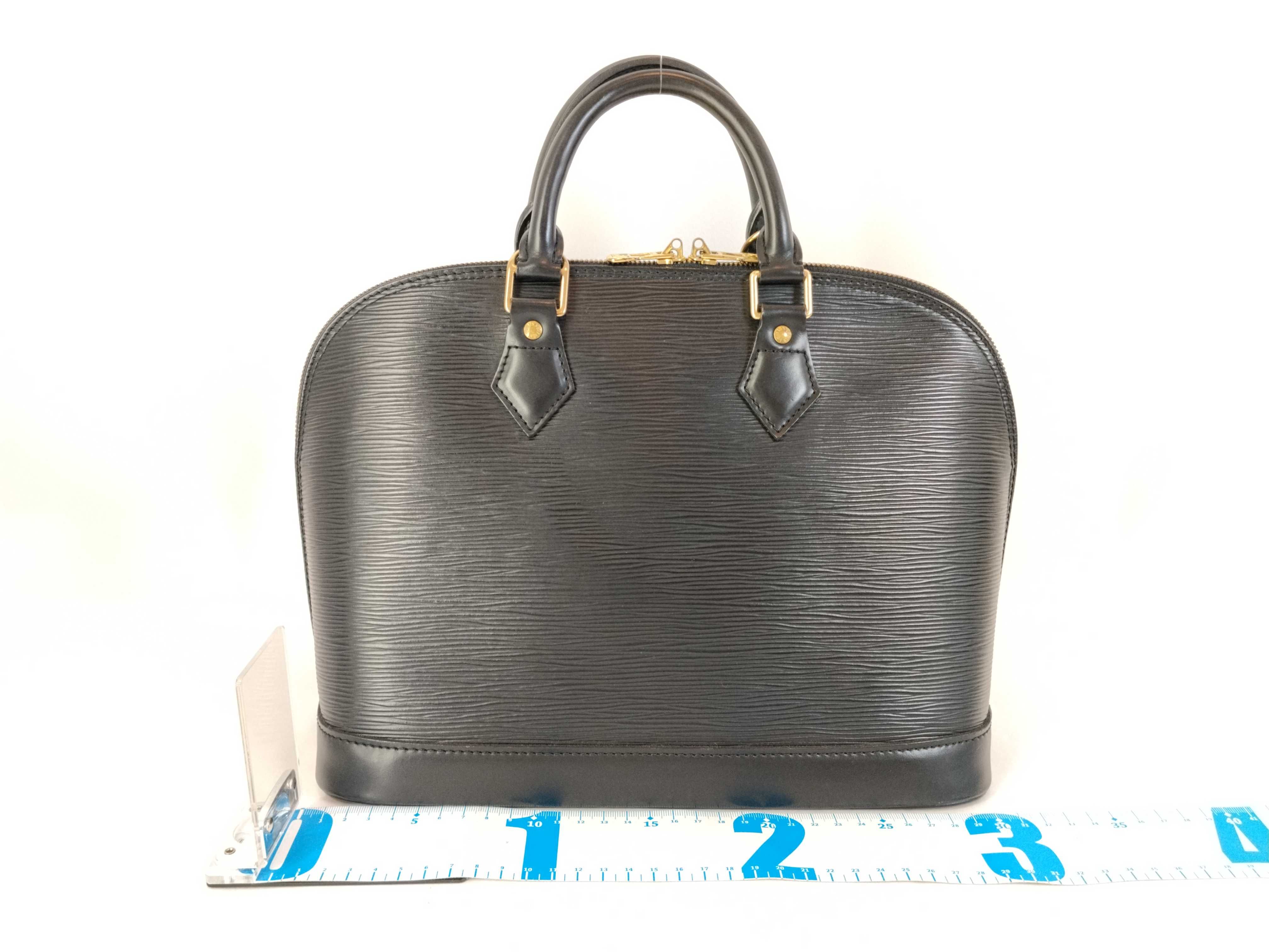 Epi Alma PM Black M52142 Handbag — view 2