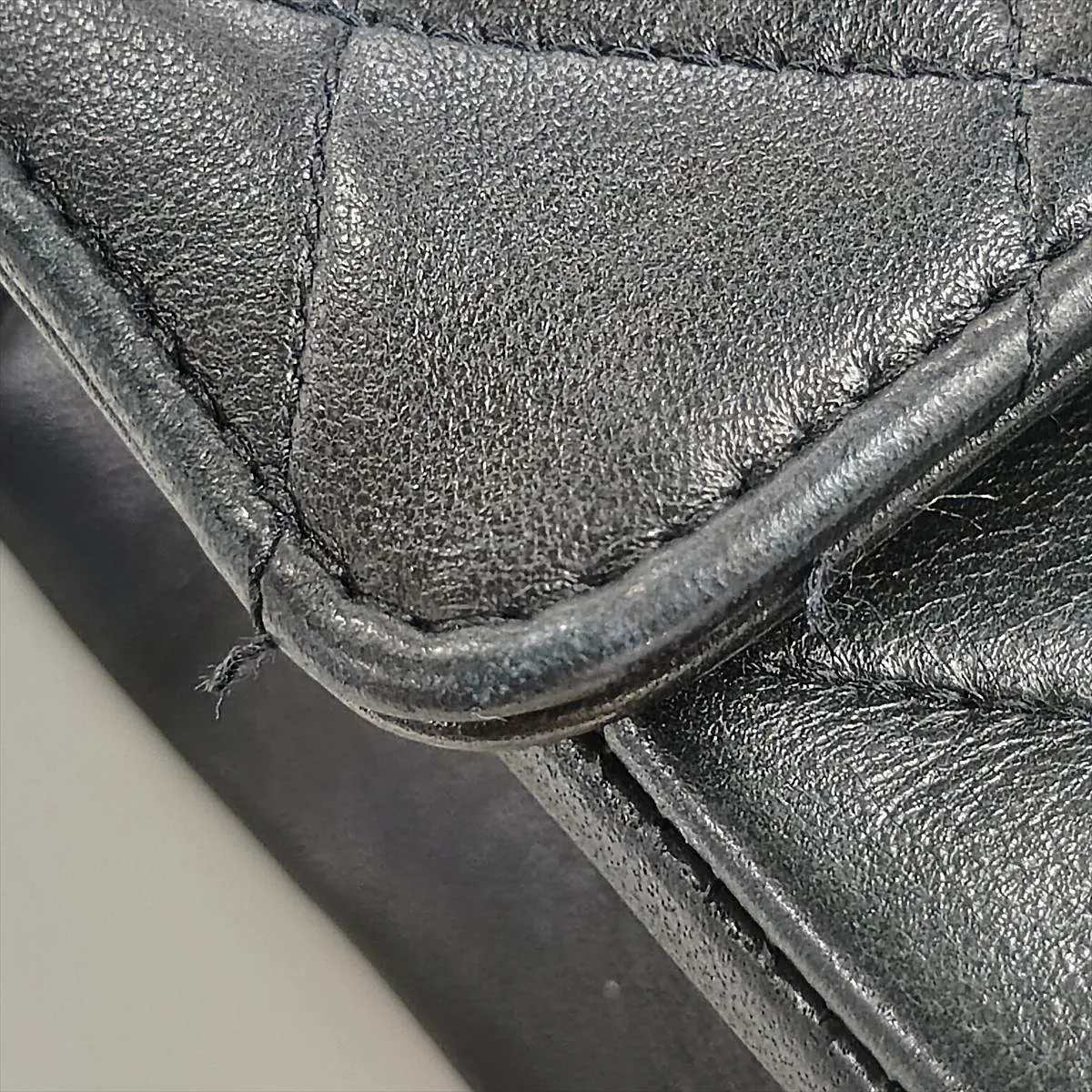 Matelassé Lambskin Handbag, Top Handle, Black with Gold Hardware, 2014963, Series 2 — view 14