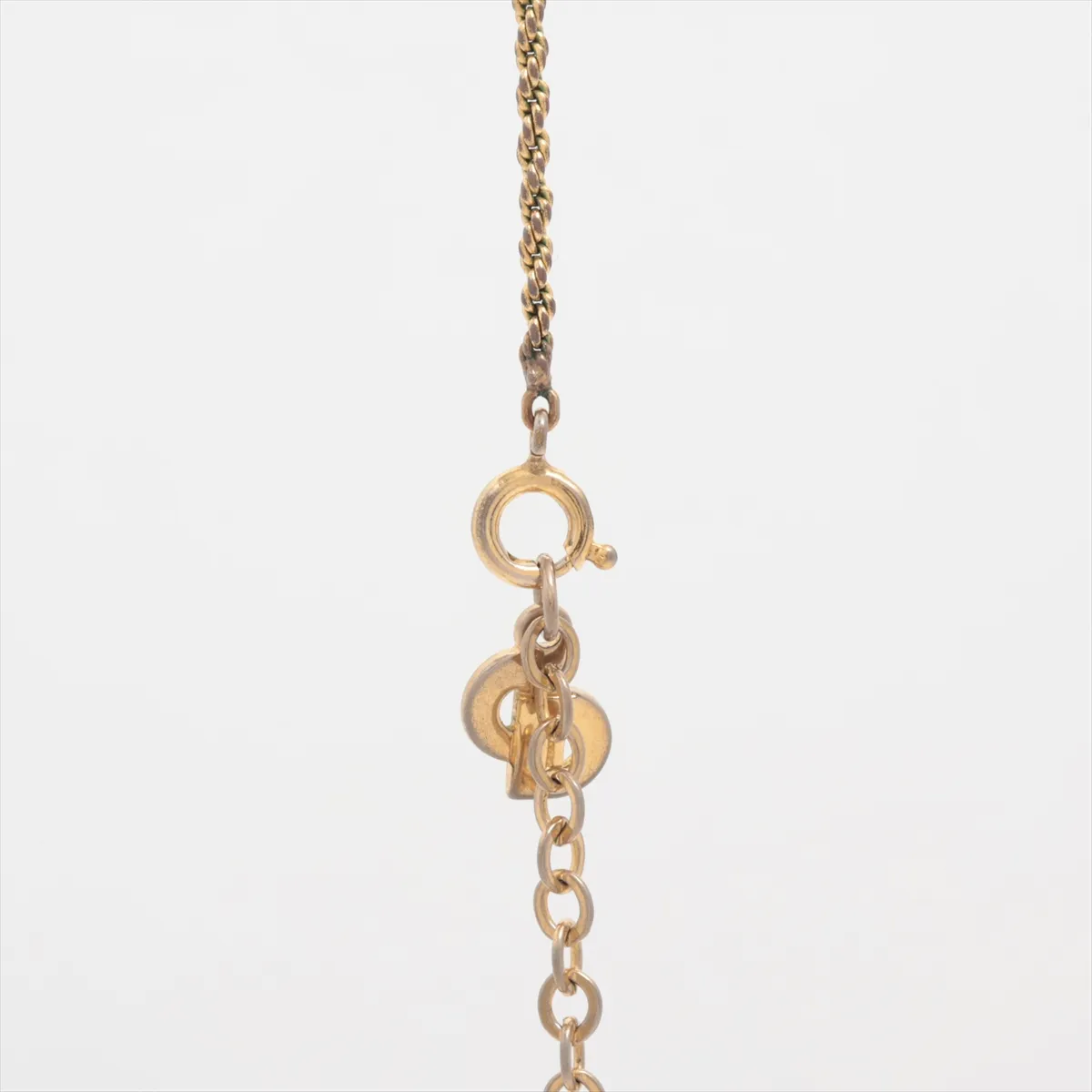 CD Logo Necklace GP Gold — view 3