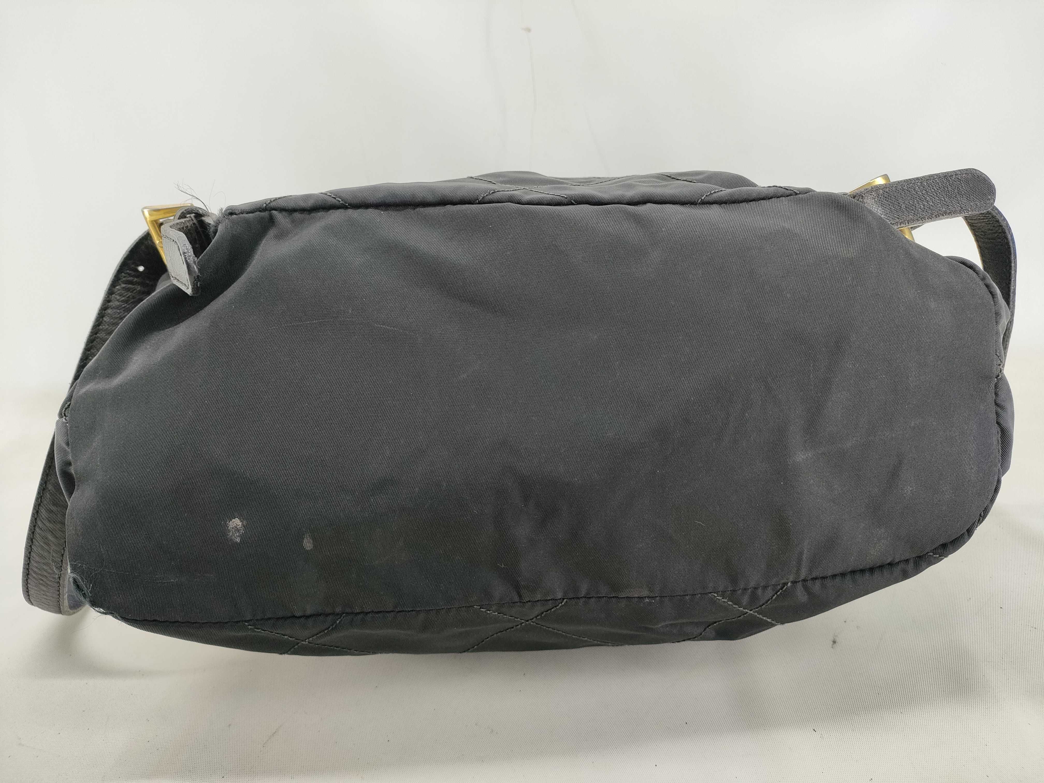 nylon backpack, quilted black backpack — view 3