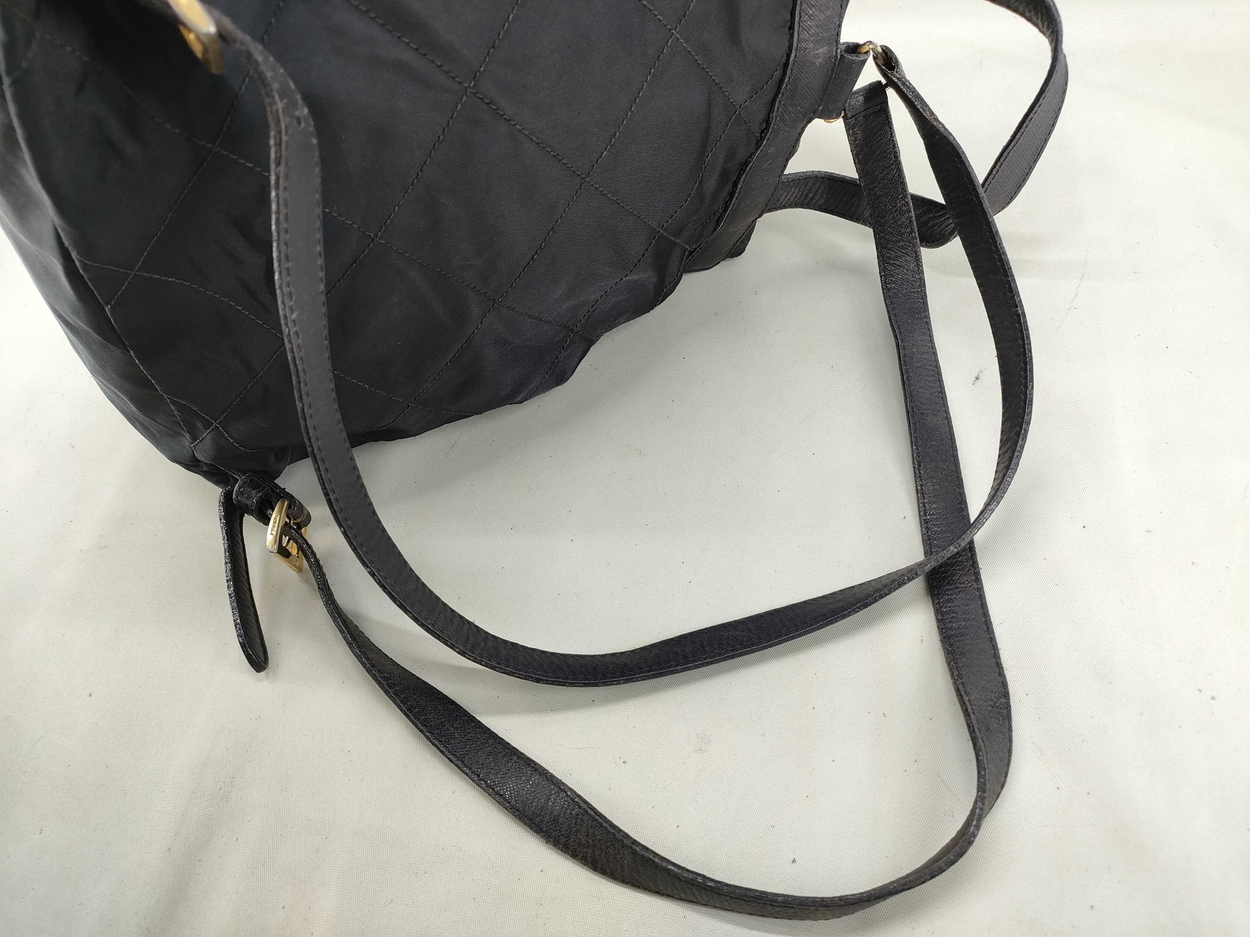 nylon backpack, quilted black backpack — view 5