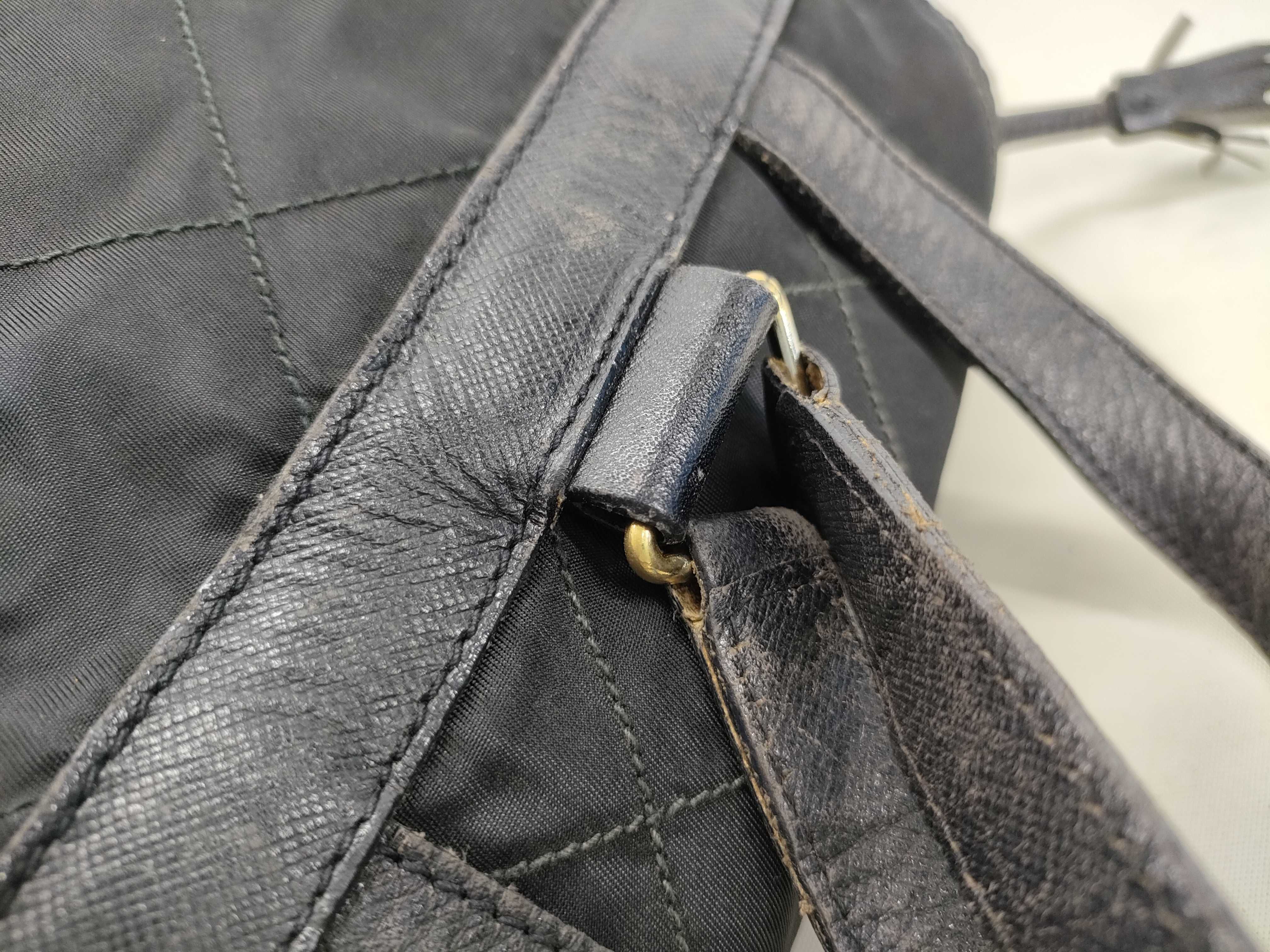 nylon backpack, quilted black backpack — view 7