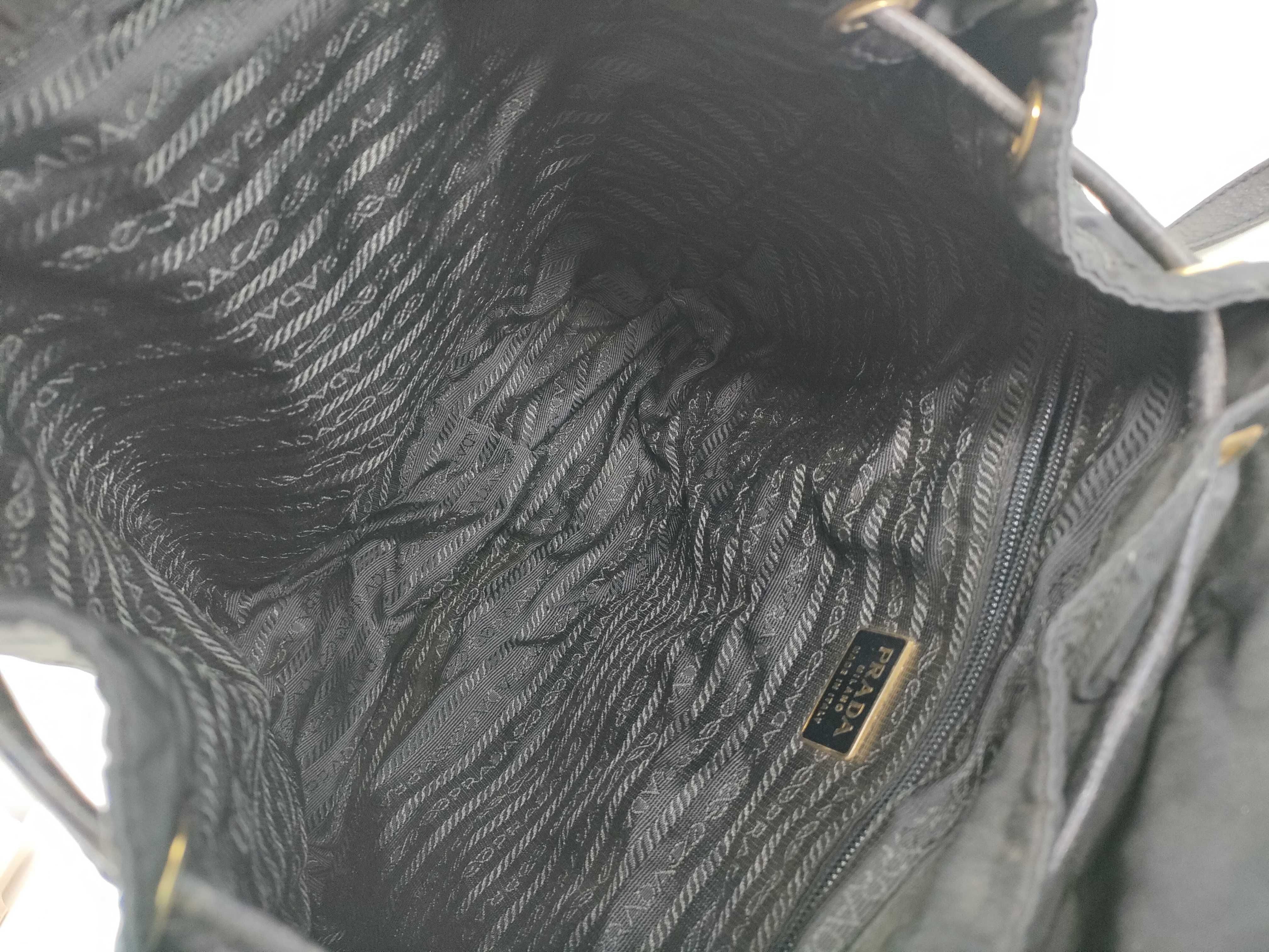 nylon backpack, quilted black backpack — view 10