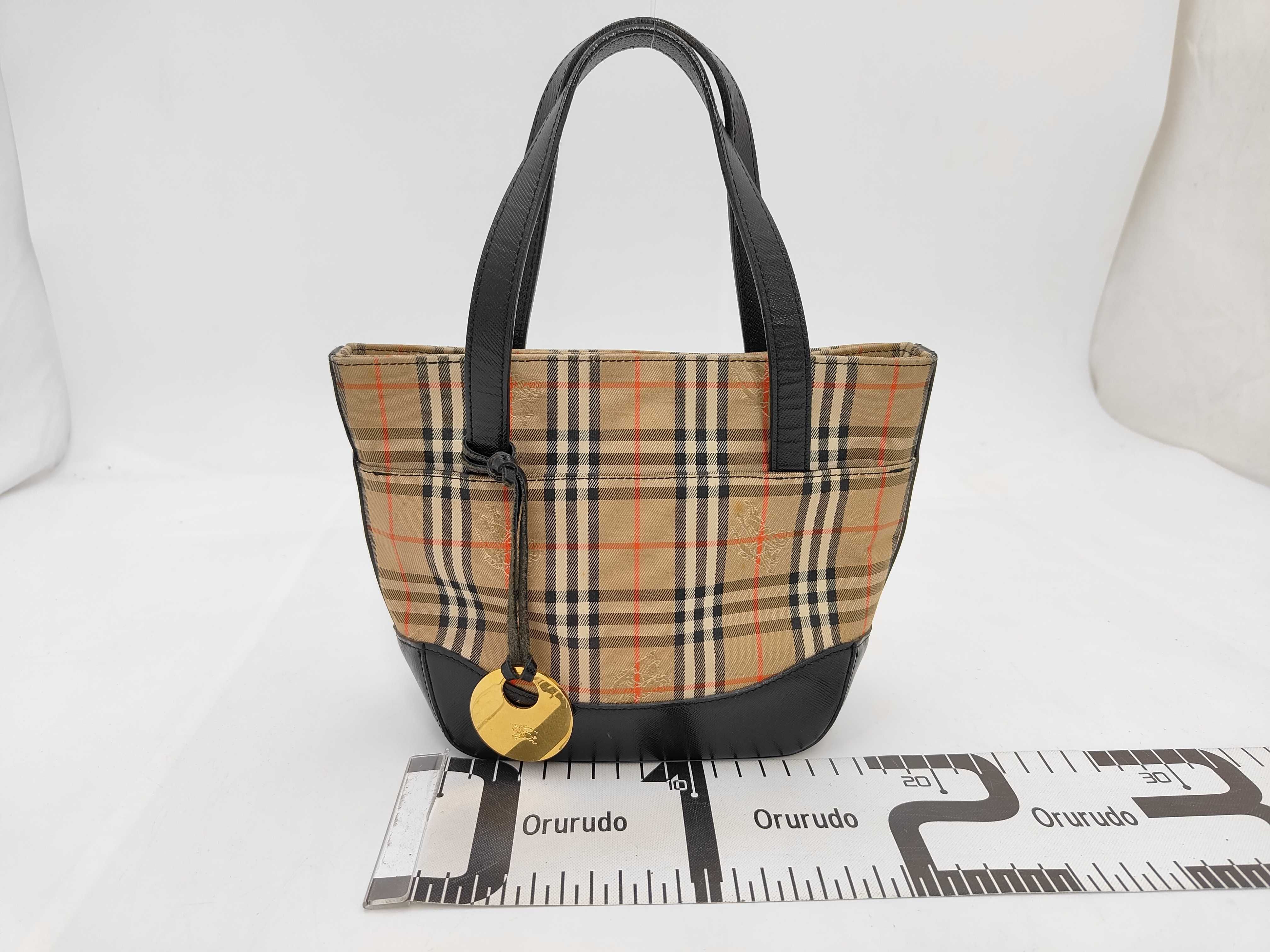 Nova Check Gold Charm Handbag Tote Bag — view 2