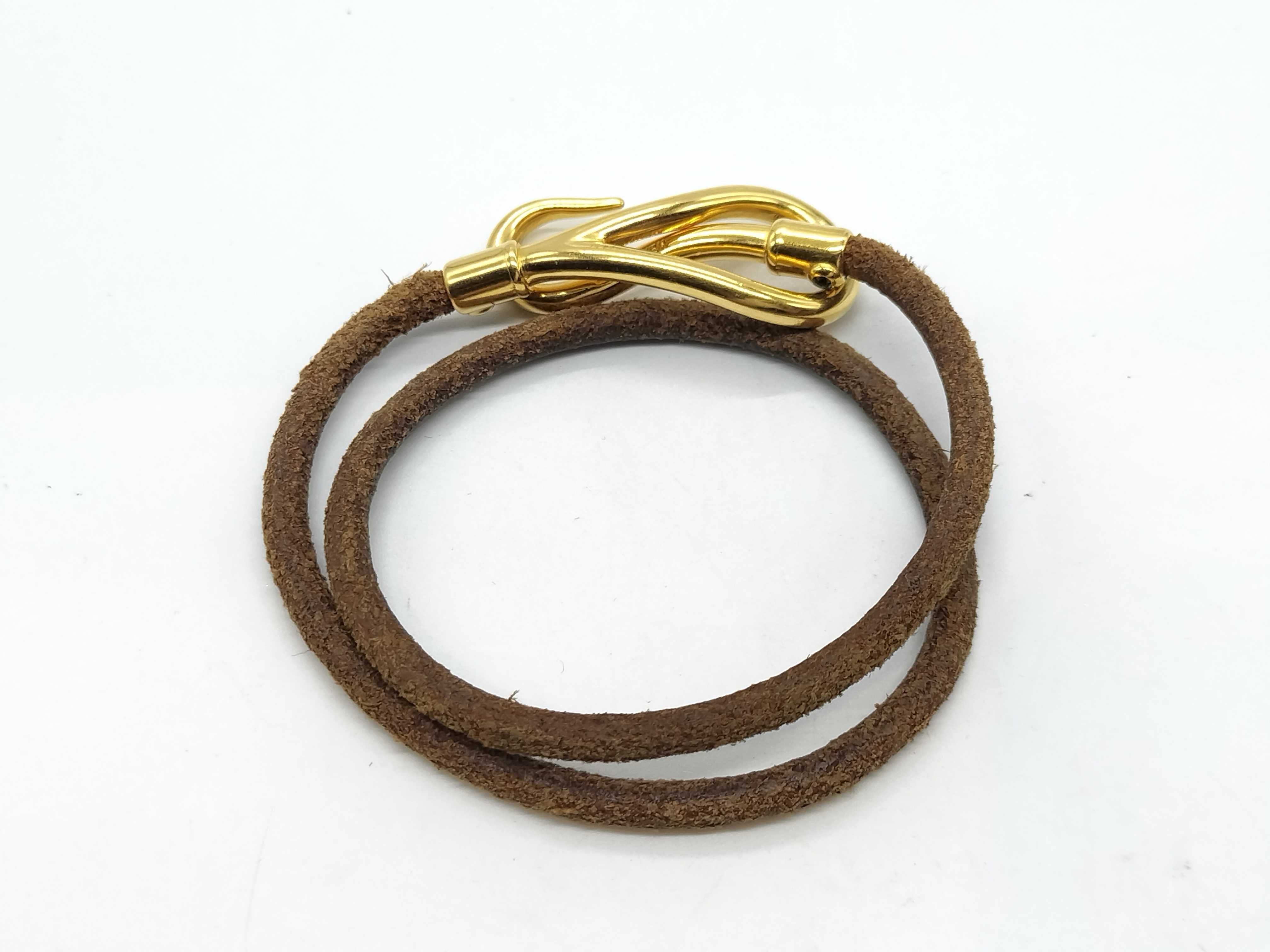 Jumbo Bracelet, Leather Bracelet, Gold Bracelet/Bangle
