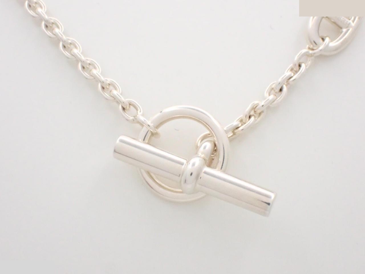 Ag925 Chaine d'Ancre Farandole Necklace, Total Length Approx. 80cm — view 2