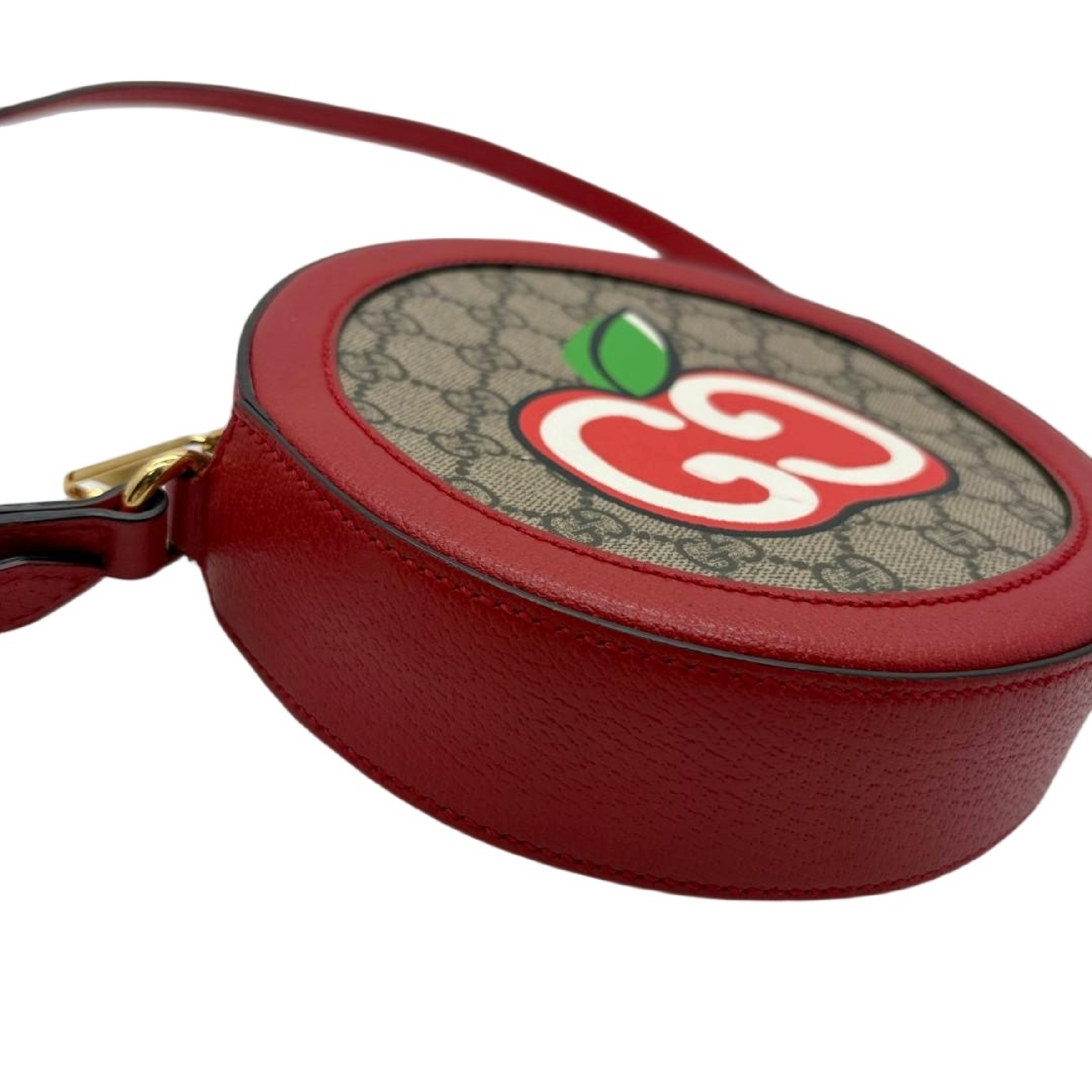 GG Supreme Apple Round Shoulder Bag — view 3