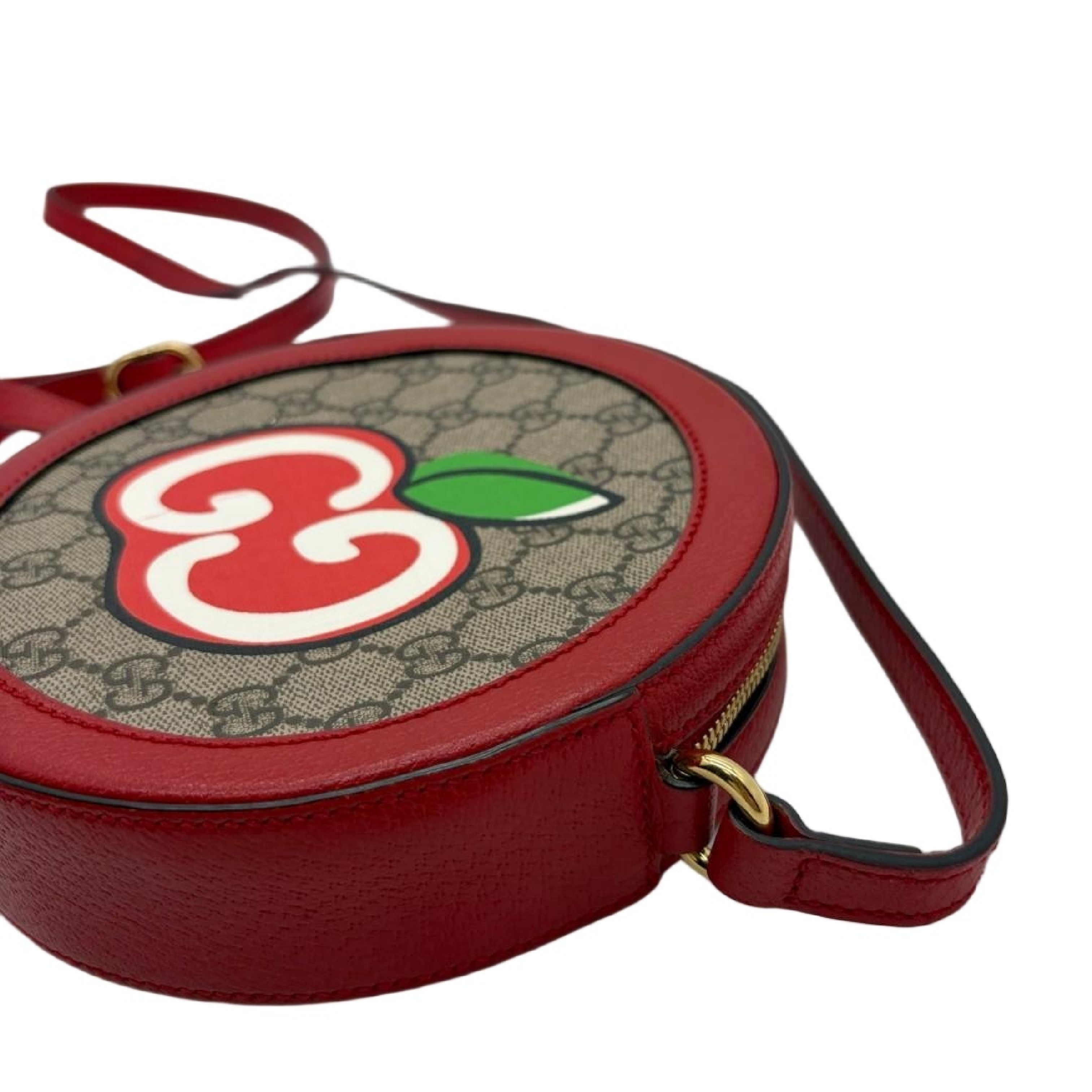 GG Supreme Apple Round Shoulder Bag — view 5