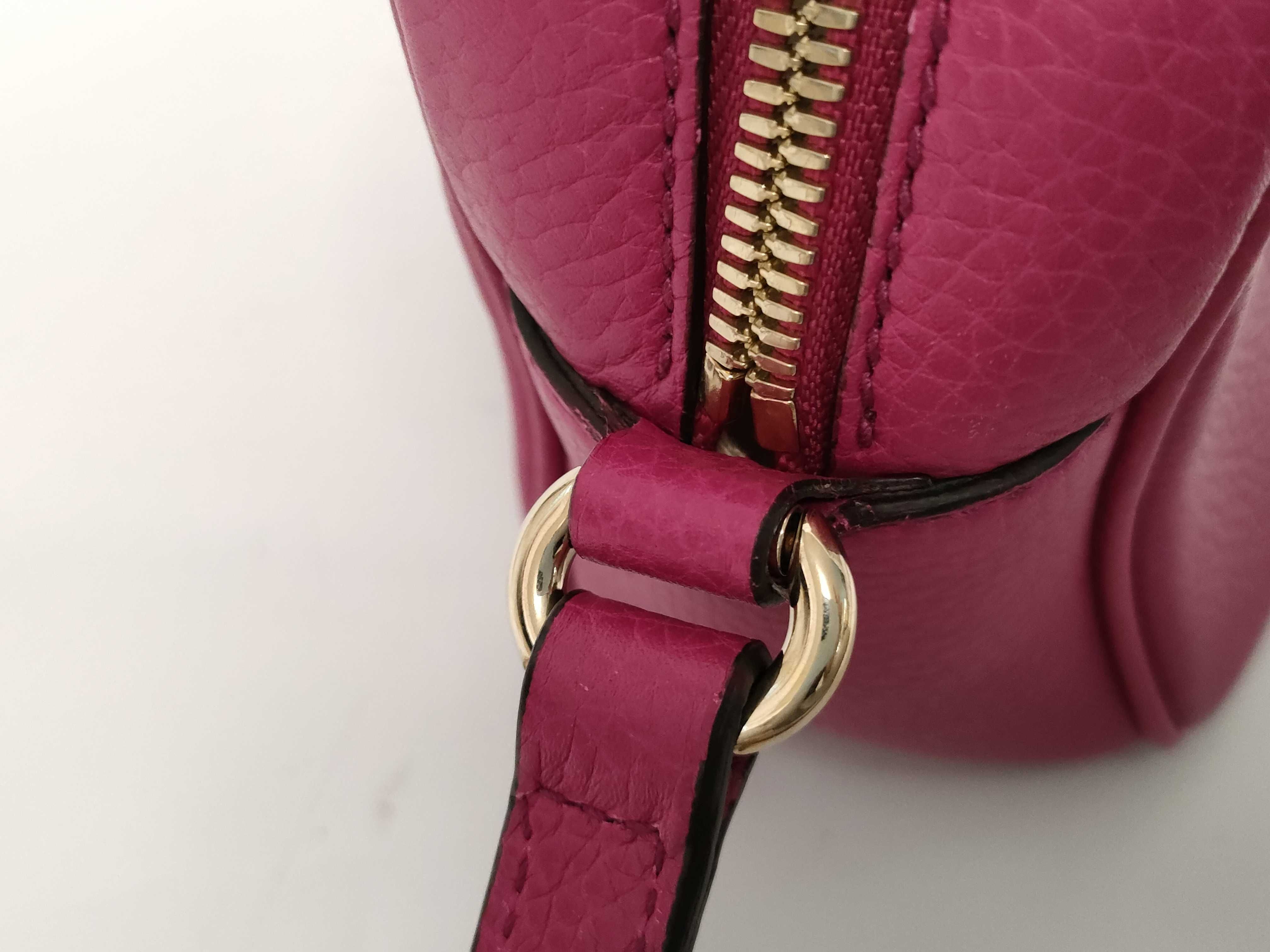 Soho Shoulder Bag, Leather, Purple, 308364 — view 12