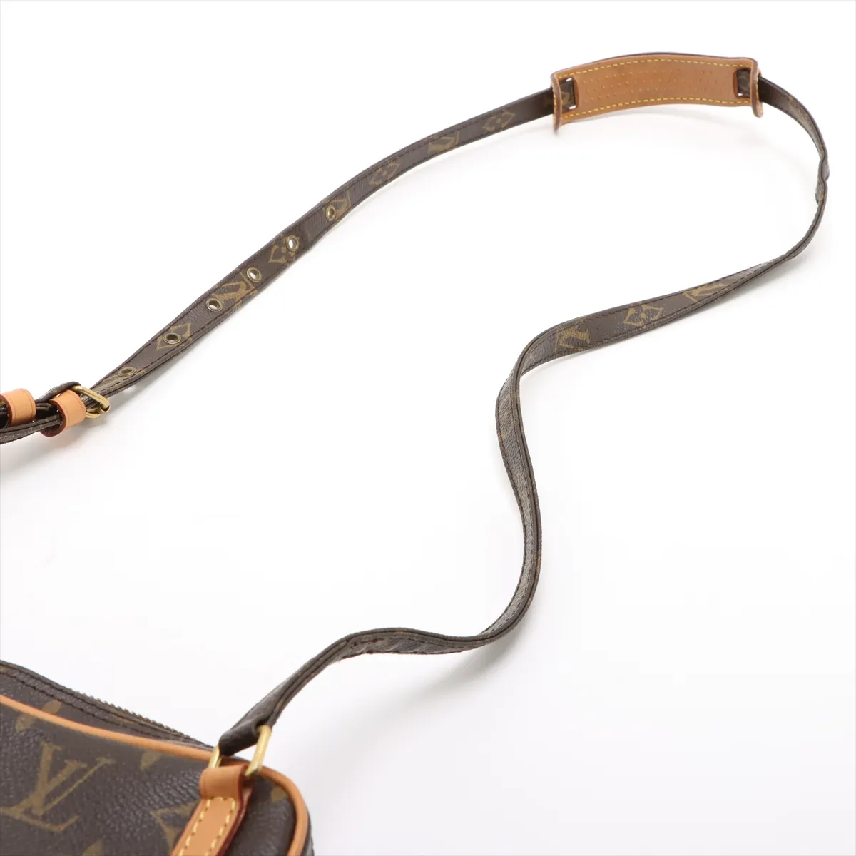 Monogram Pochette Marly Bandouliere M51828 TH1057 Brown Tanned Leather External Repairs in Various Parts — view 5