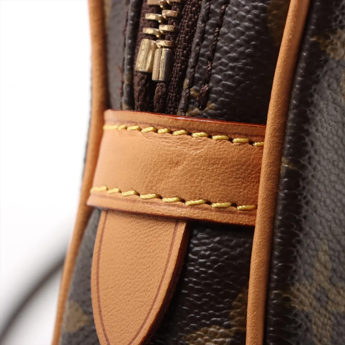 Monogram Pochette Marly Bandouliere M51828 TH1057 Brown Tanned Leather External Repairs in Various Parts — view 8