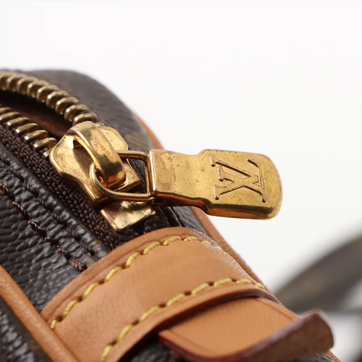 Monogram Pochette Marly Bandouliere M51828 TH1057 Brown Tanned Leather External Repairs in Various Parts — view 9