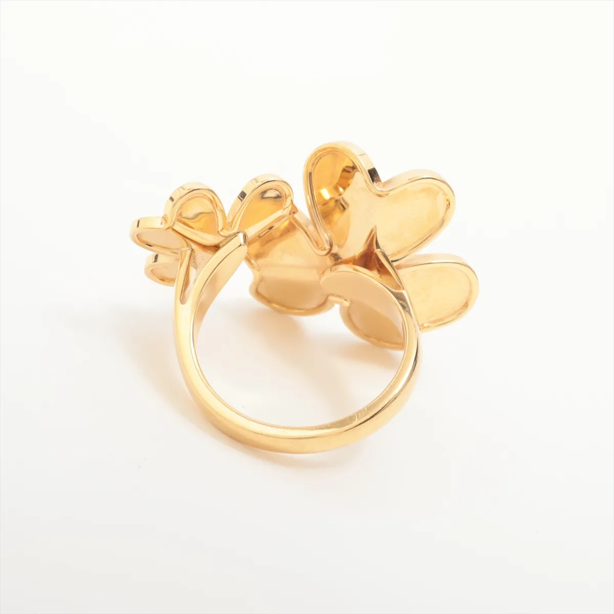 Frivole Entre Les Doigts Diamond Ring 750 (Yellow Gold) 12.5g Size 55 JG413591 VCARPJMD55 — view 2