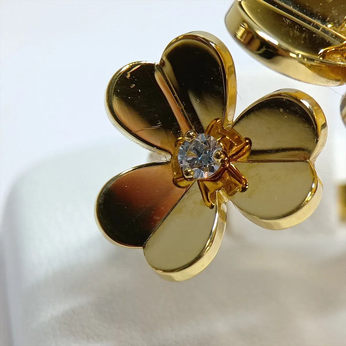 Frivole Entre Les Doigts Diamond Ring 750 (Yellow Gold) 12.5g Size 55 JG413591 VCARPJMD55 — view 7