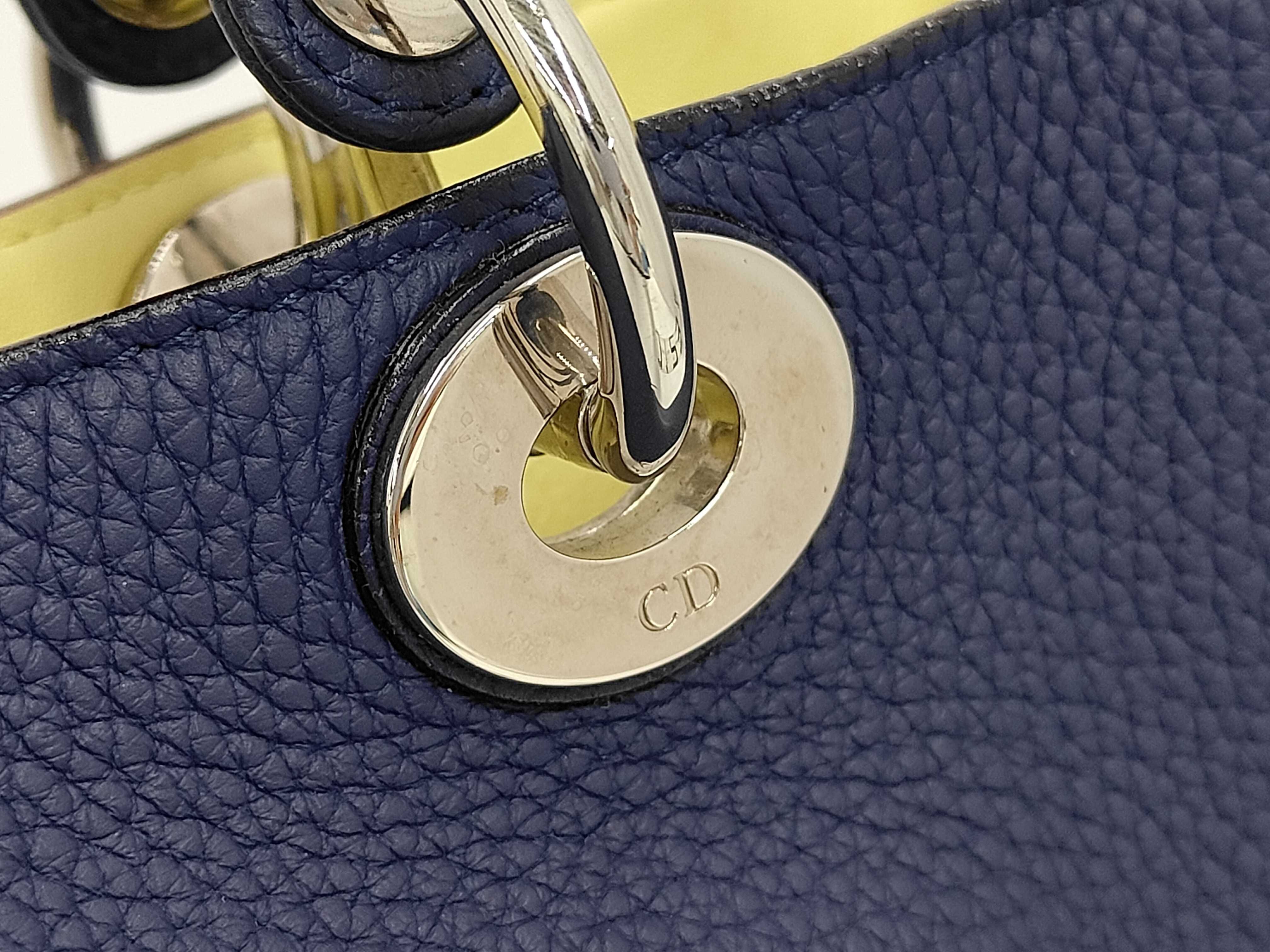 Diorissimo VIP Blue Caviar Skin Large Tote Bag — view 3