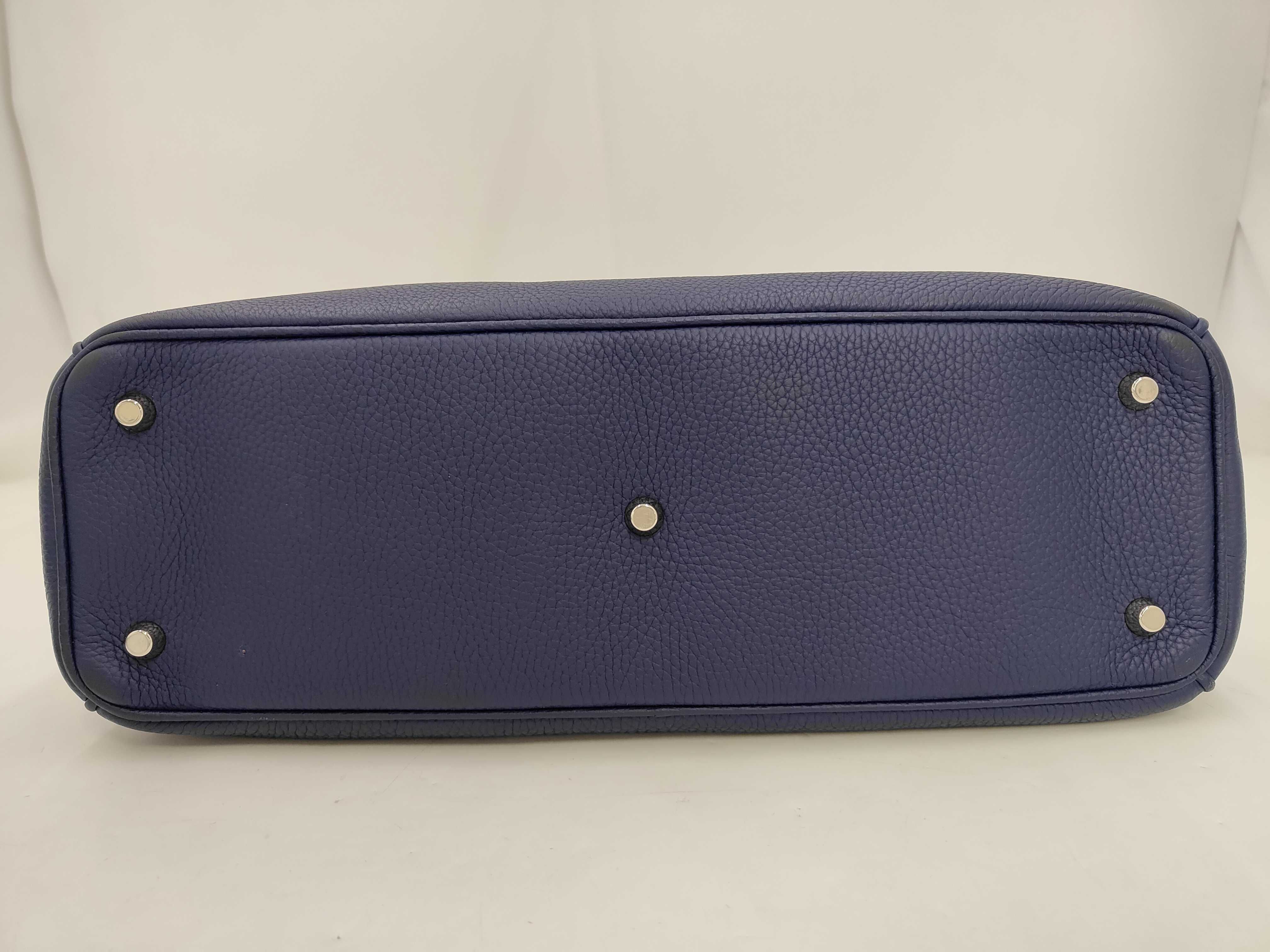 Diorissimo VIP Blue Caviar Skin Large Tote Bag — view 7