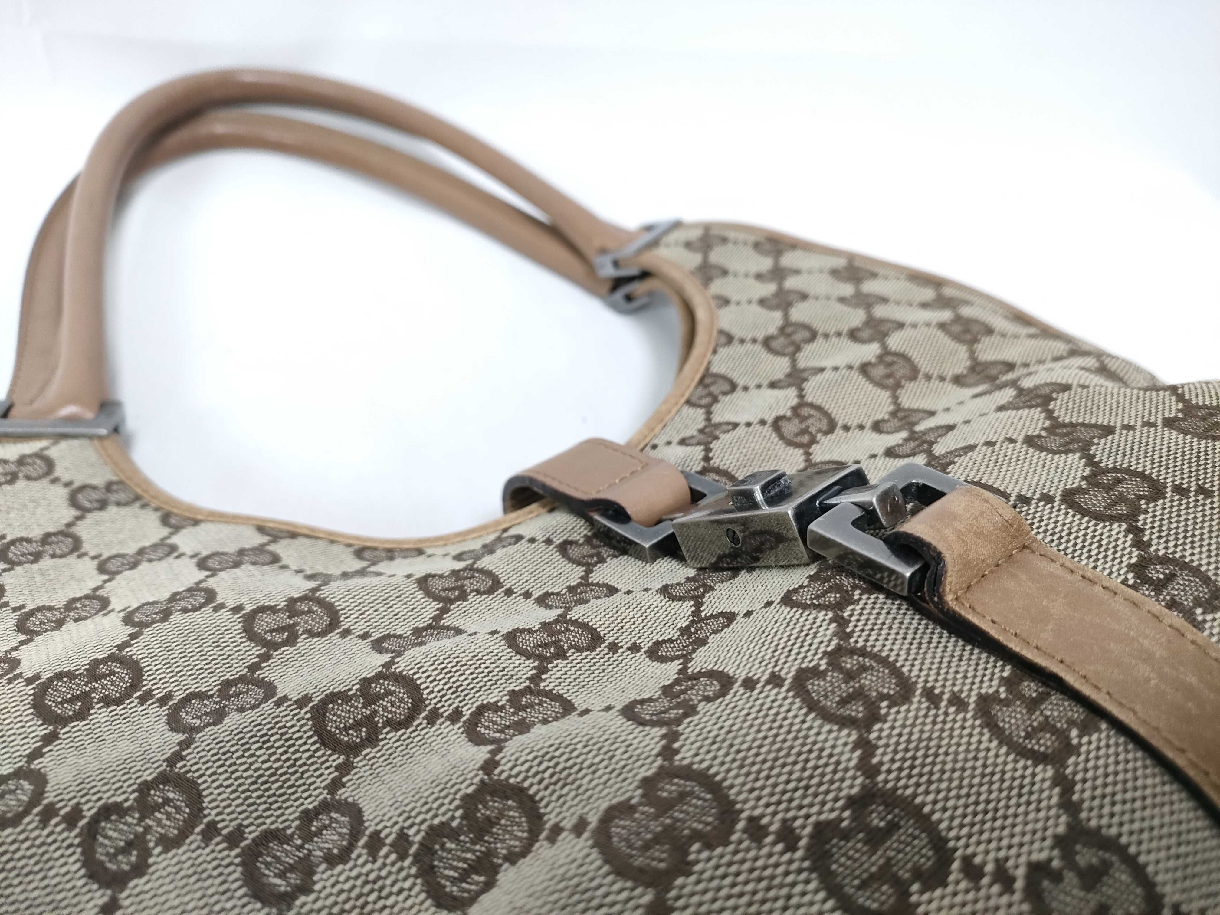 Jackie Gucci Handbag Jackie GG Canvas Bag Handbag — view 7