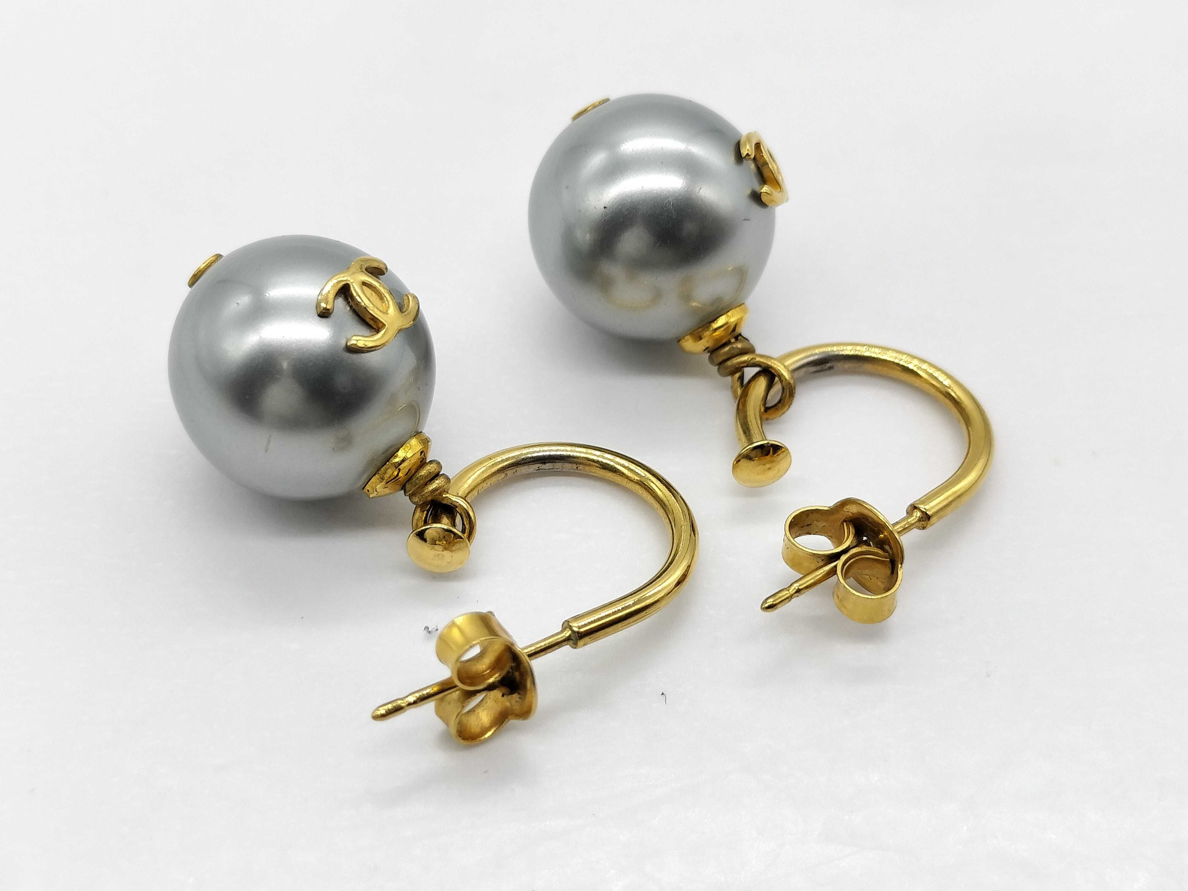 Coco Mark Earrings, Coco Pearl Earrings — view 3