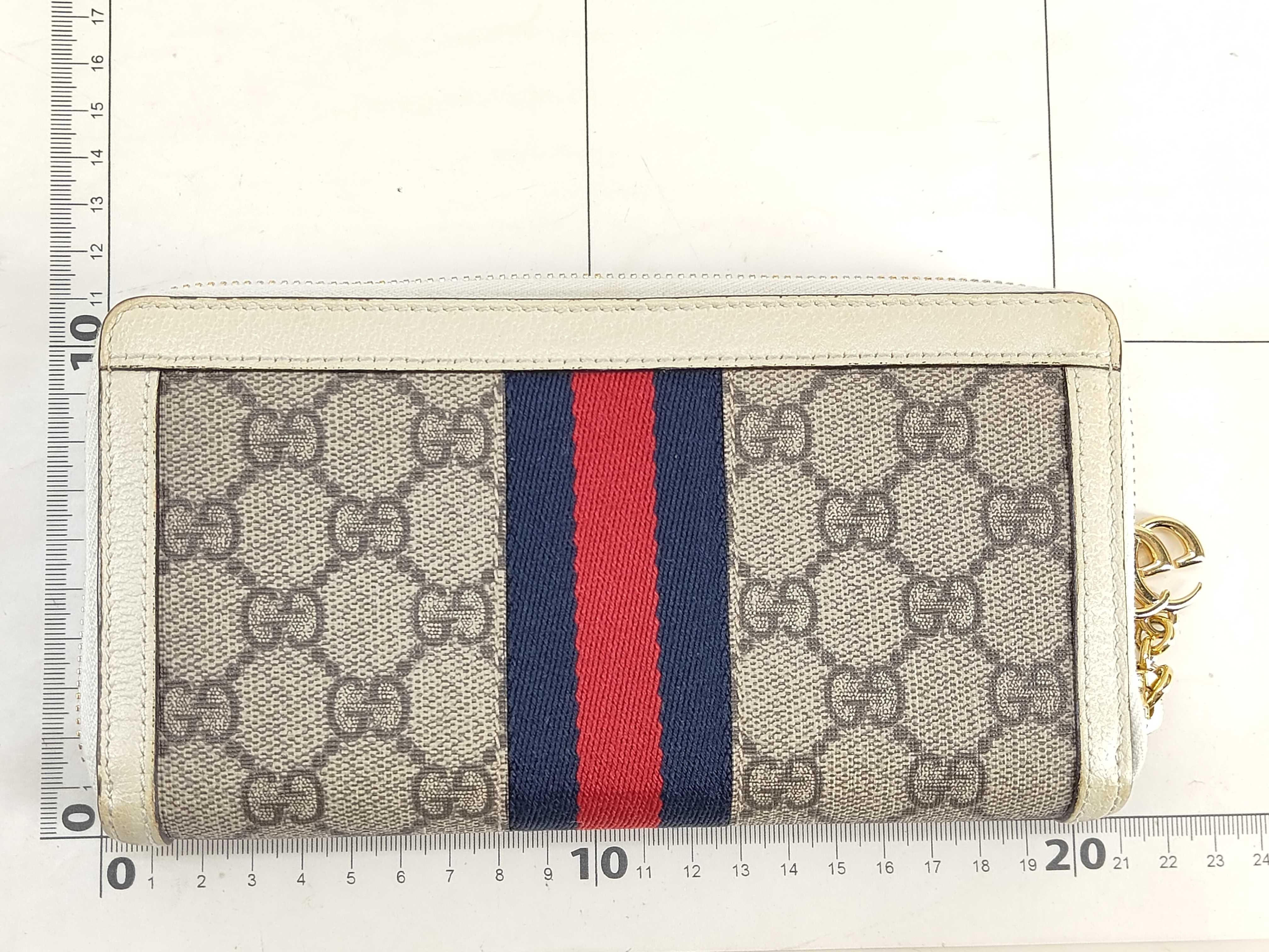GG Supreme Round Zip Long Wallet 523154 — view 2