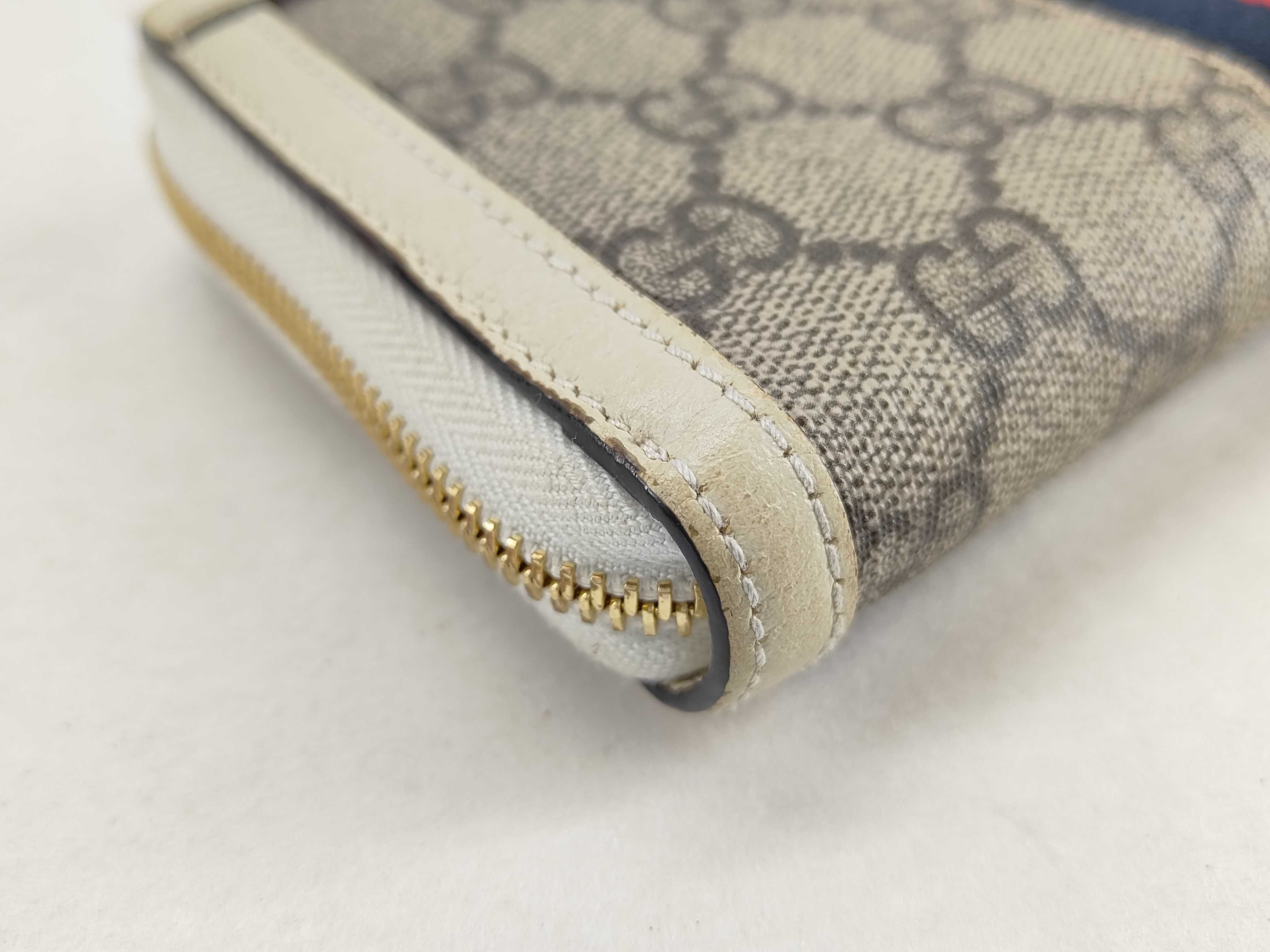GG Supreme Round Zip Long Wallet 523154 — view 3