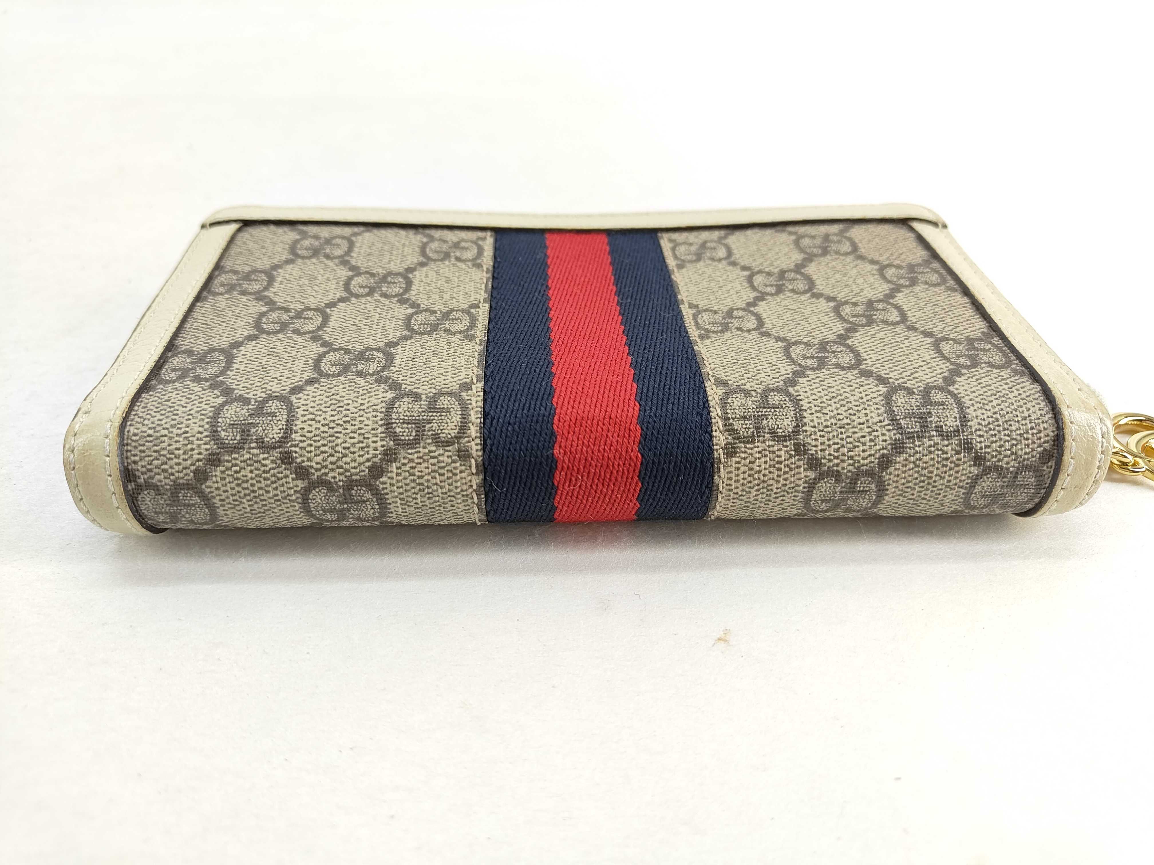 GG Supreme Round Zip Long Wallet 523154 — view 4