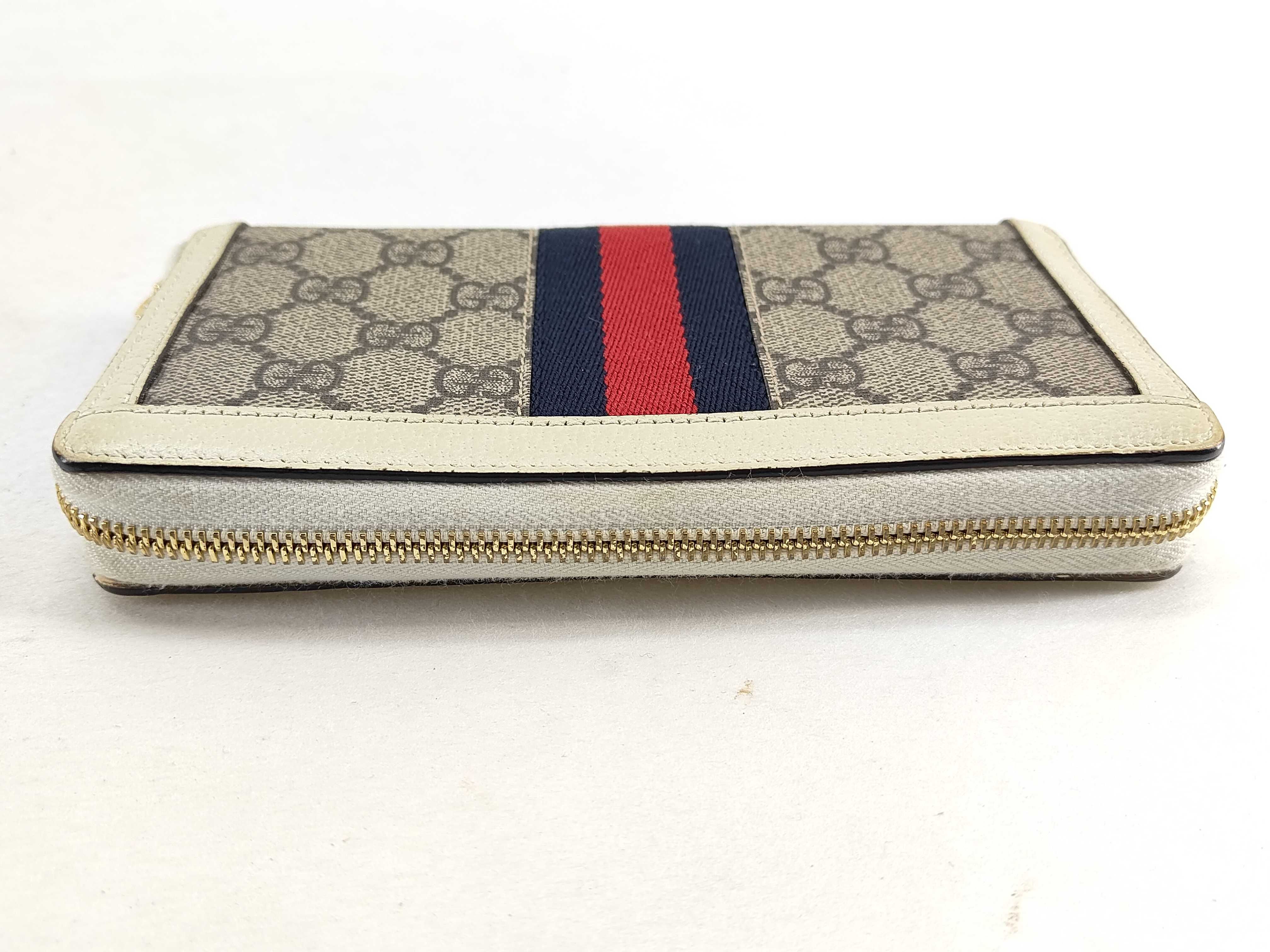 GG Supreme Round Zip Long Wallet 523154 — view 6