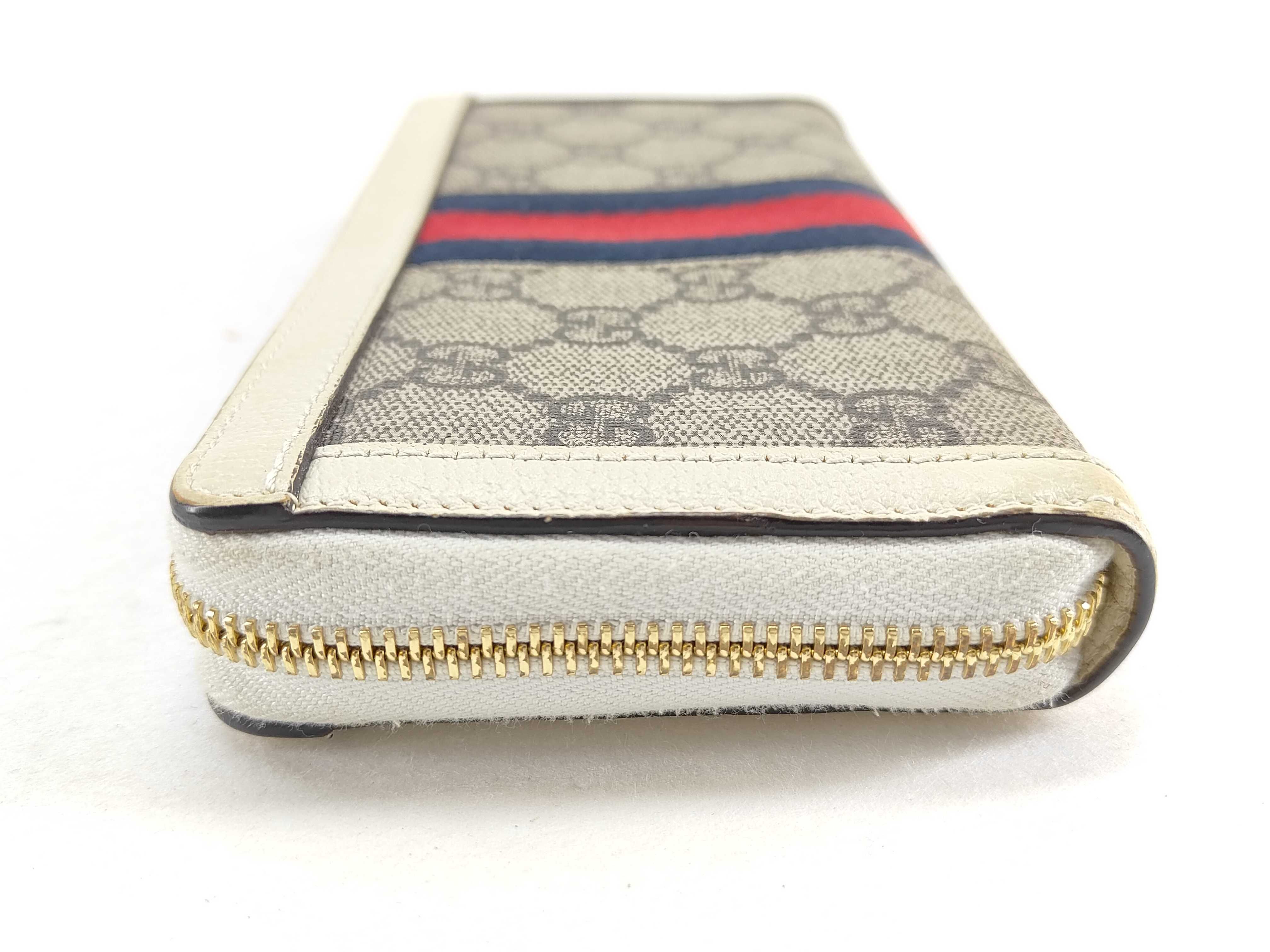 GG Supreme Round Zip Long Wallet 523154 — view 7
