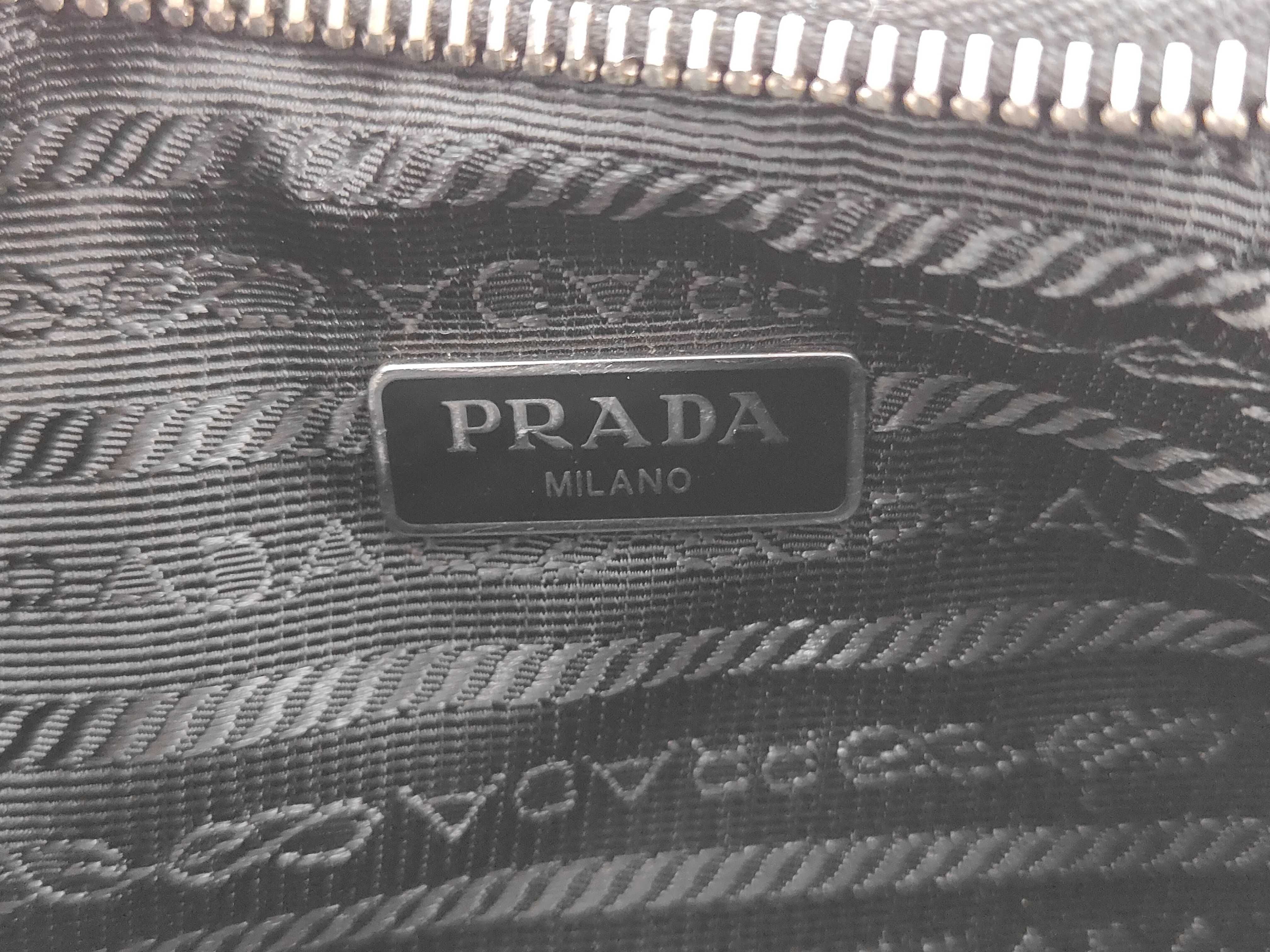 Black Nylon Re-Edition 2005 1BH204 Shoulder Bag — view 9