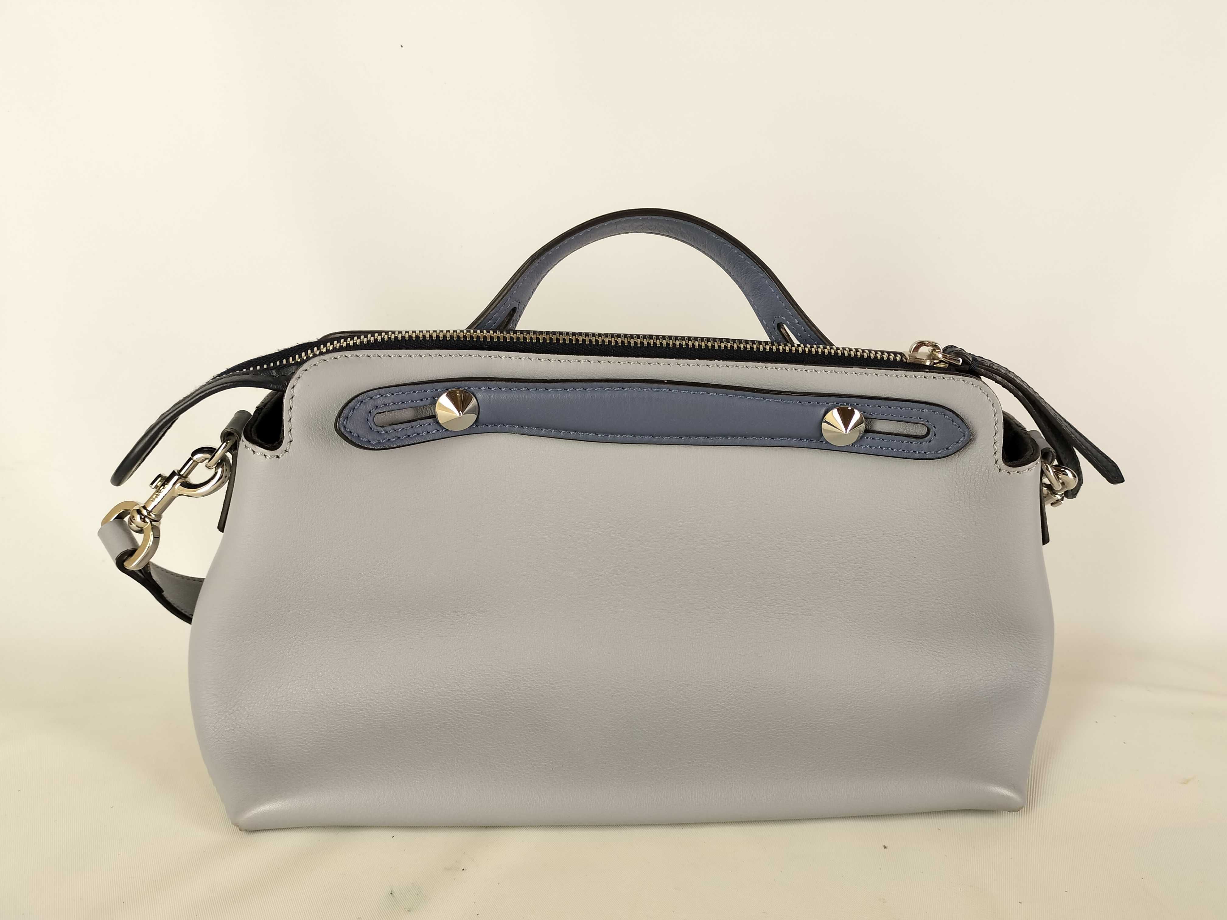 Medium Light Blue Bicolor Handbag 8BL124-5QJ